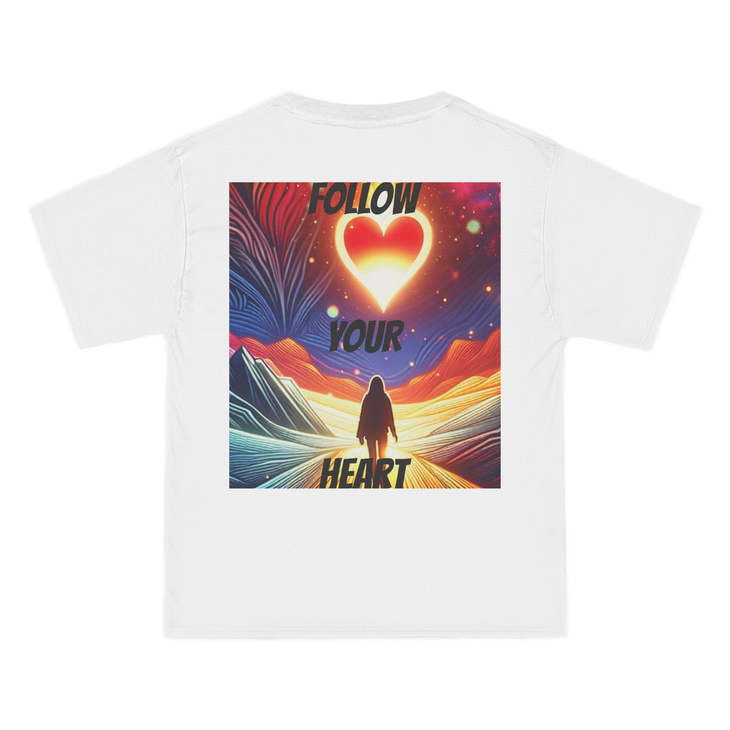 DECODED | FOLLOW YOUR HEART | Unisex Beefy-T®  Short-Sleeve T-Shirt