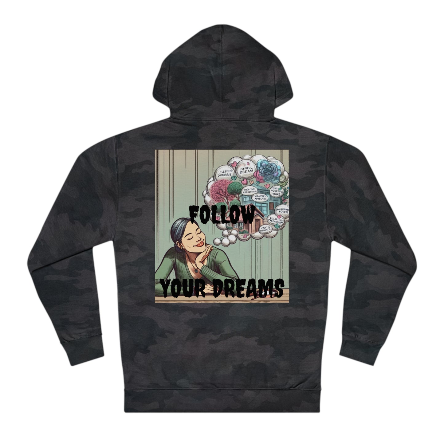 DECODED | FOLLOW YOUR DREAMS | Unisex Hooded Sweatshirt