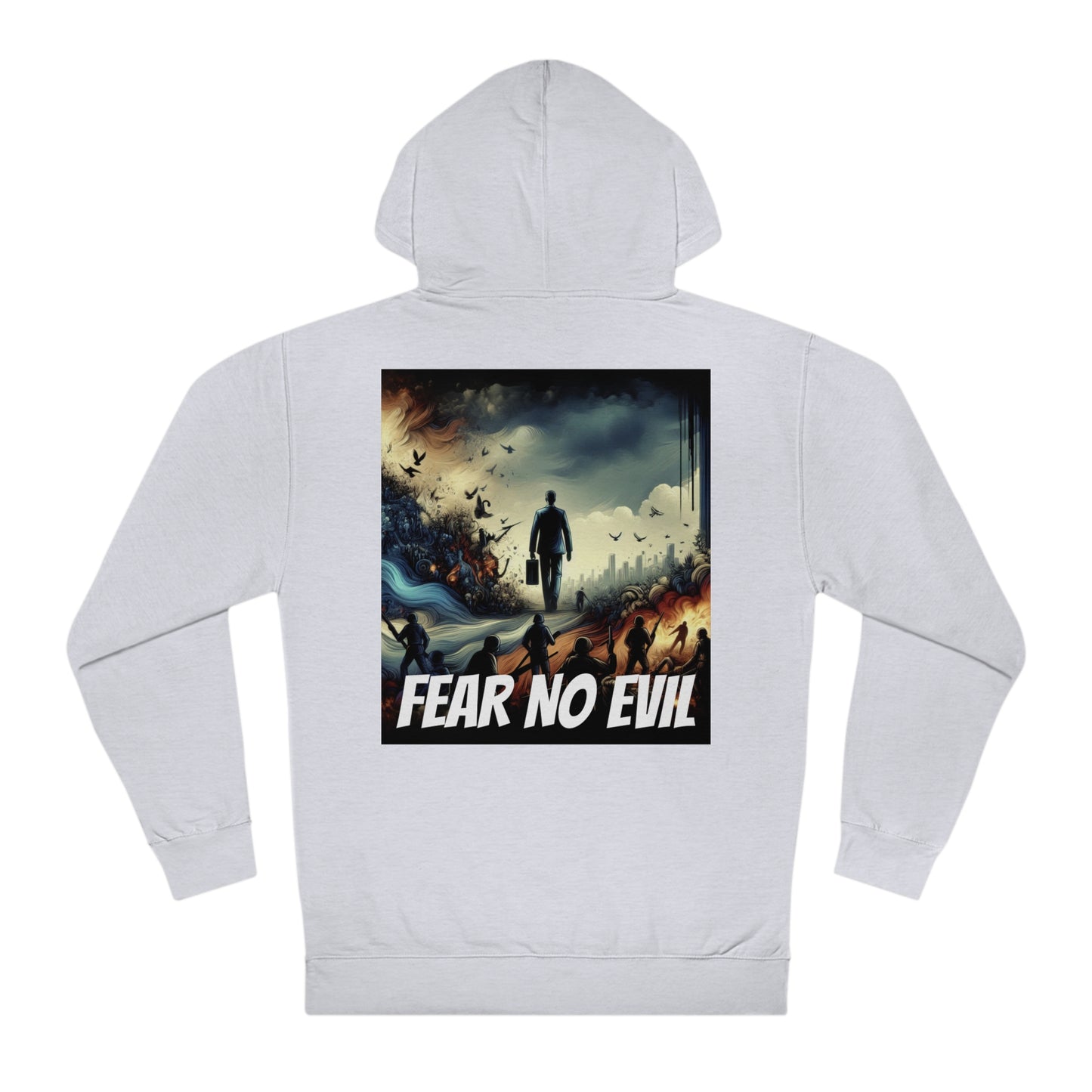 DECODED | FEAR NO EVIL | Unisex Hooded Sweatshirt