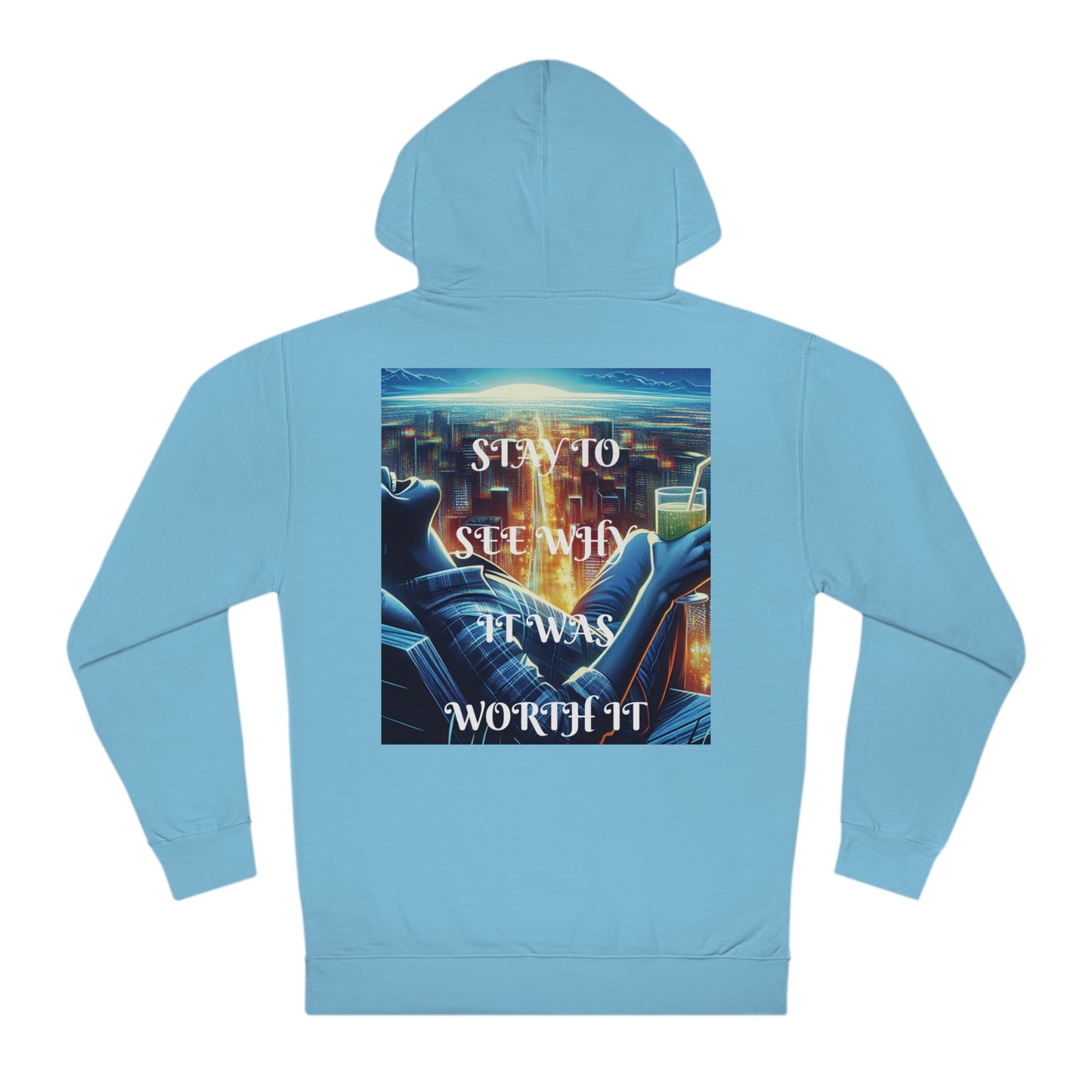 DECODED | STAY TO SEE WHY IT WAS WORTH IT | Unisex Hooded Sweatshirt