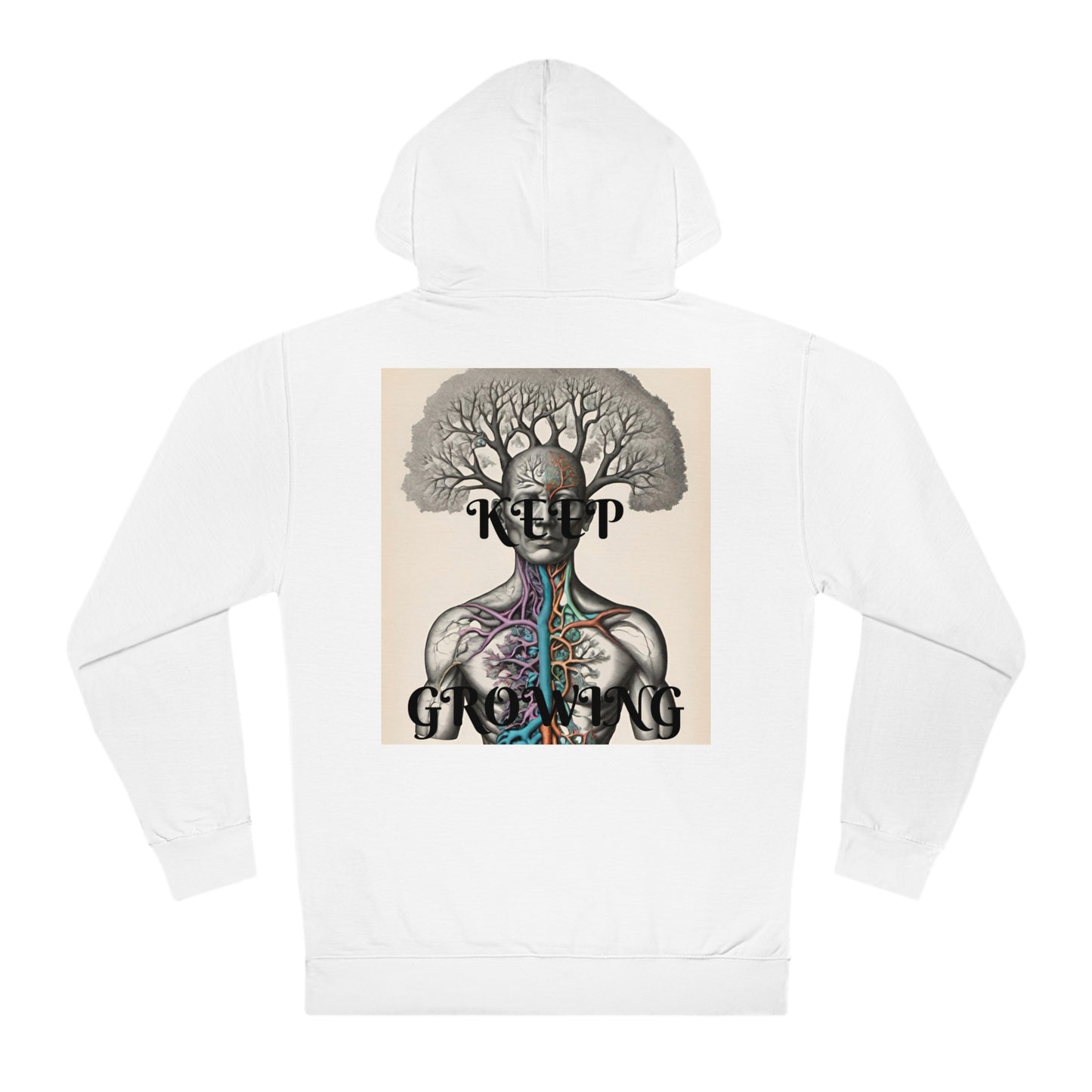 DECODED | KEEP GROWING | Unisex Hooded Sweatshirt