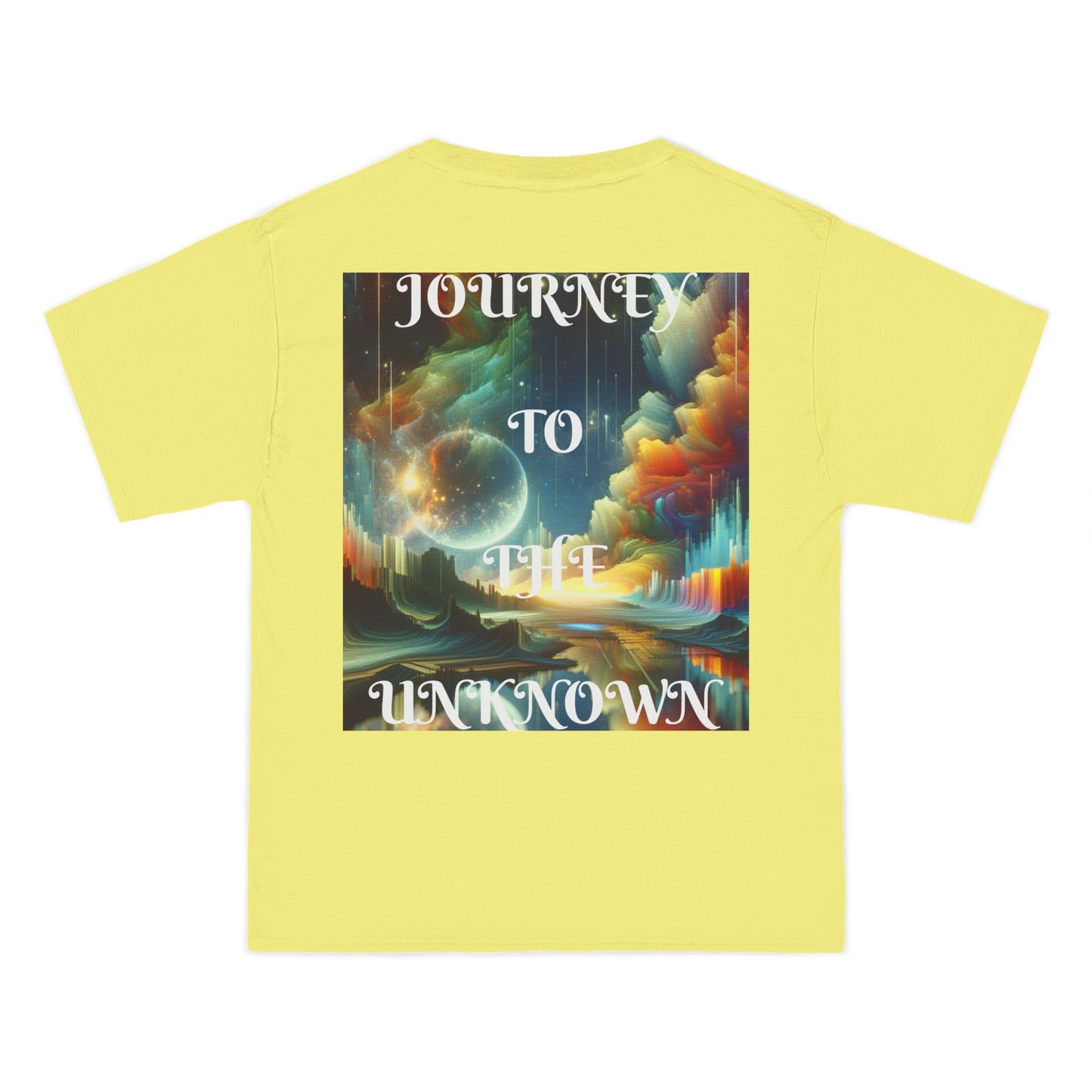 DECODED | JOURNEY TO THE UNKNOWN | Unisex Beefy-T® short-sleeve T-shirt