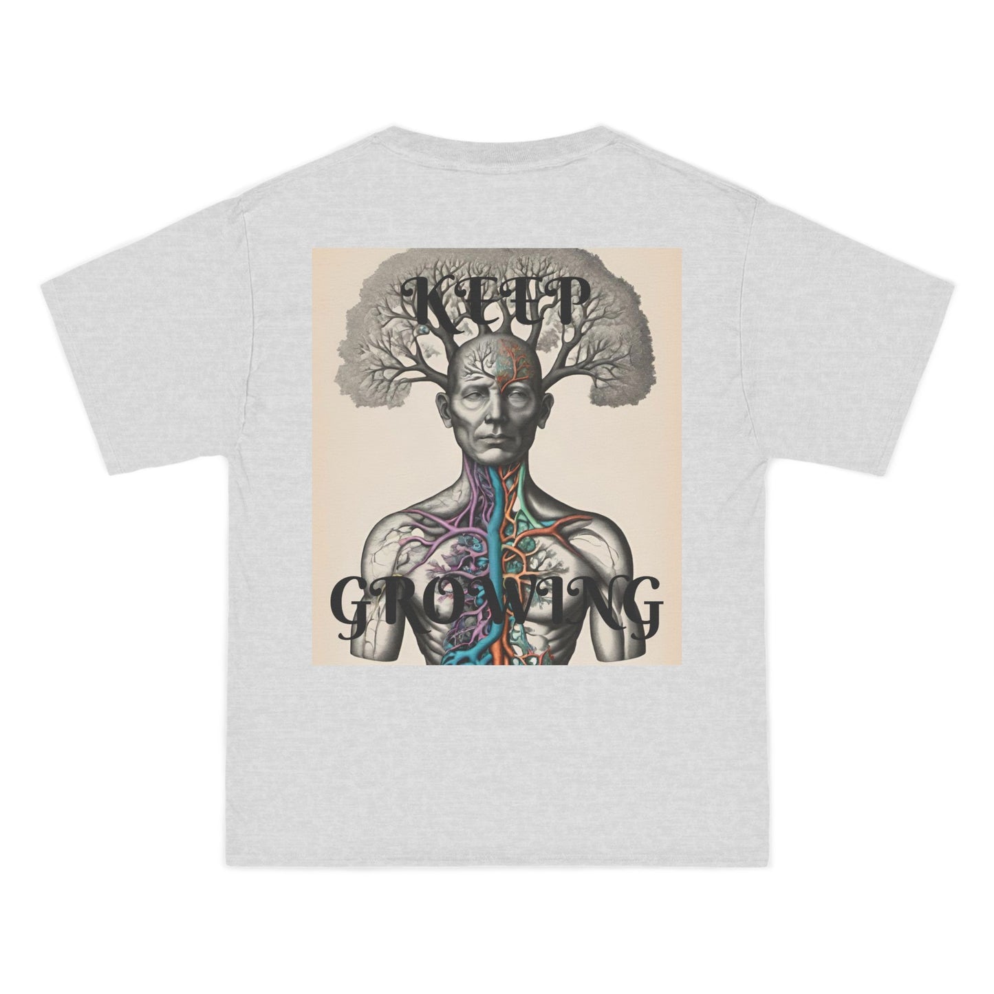 DECODED | KEEP GROWING | Unisex Beefy-T® short-sleeve T-shirt