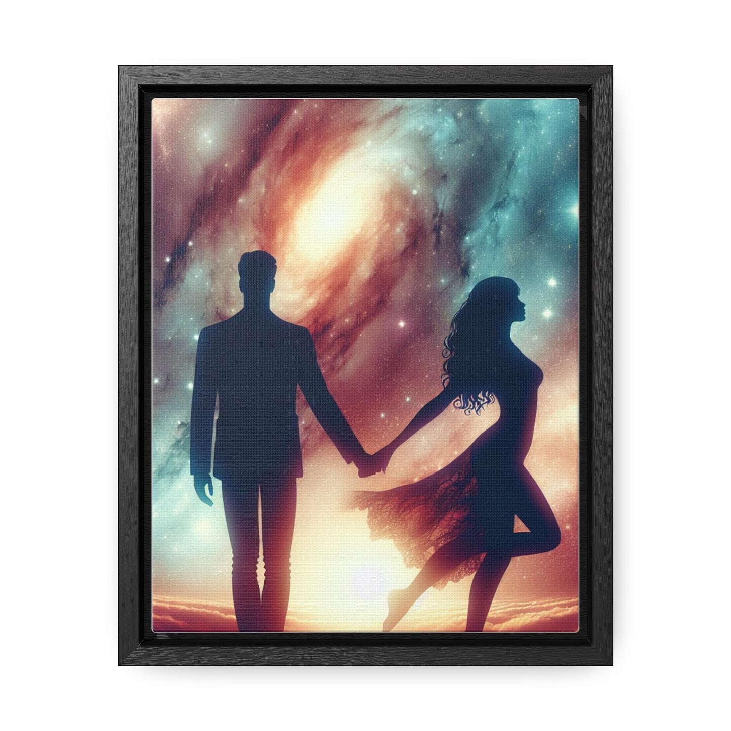 LOVE & BE LOVED | Vertical Framed Canvas