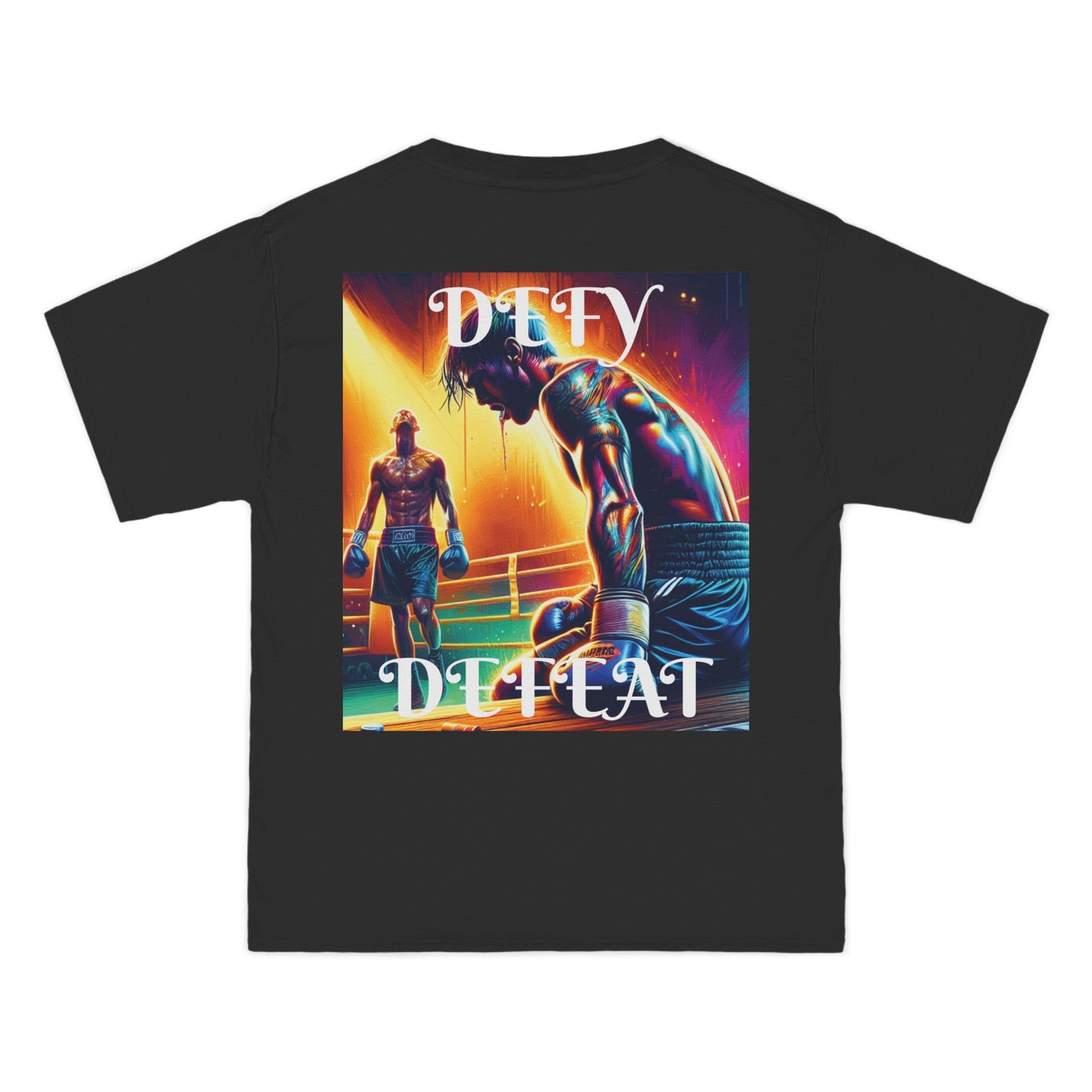 DECODED | DEFY DEFEAT | Unisex Beefy-T®  Short-Sleeve T-Shirt