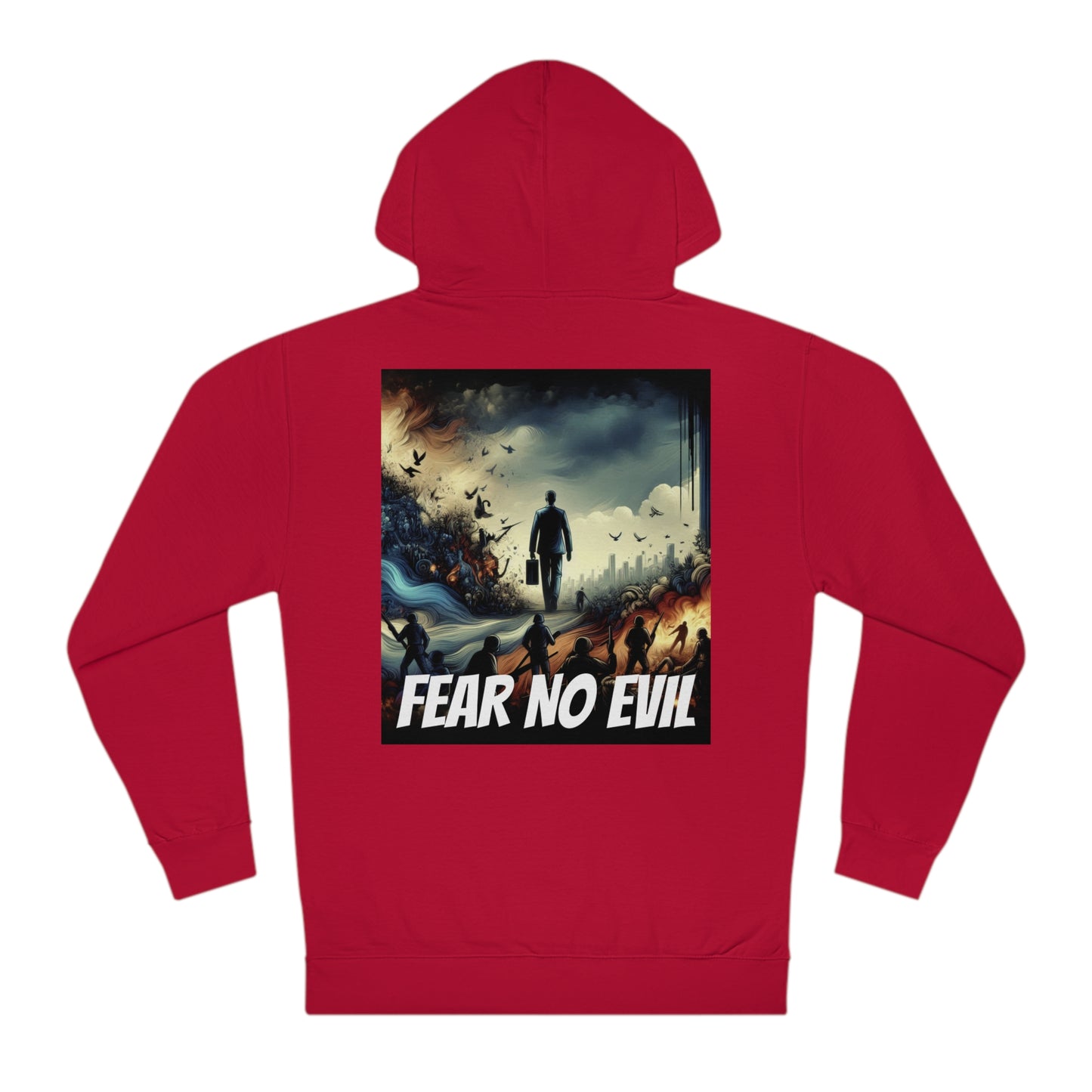 DECODED | FEAR NO EVIL | Unisex Hooded Sweatshirt