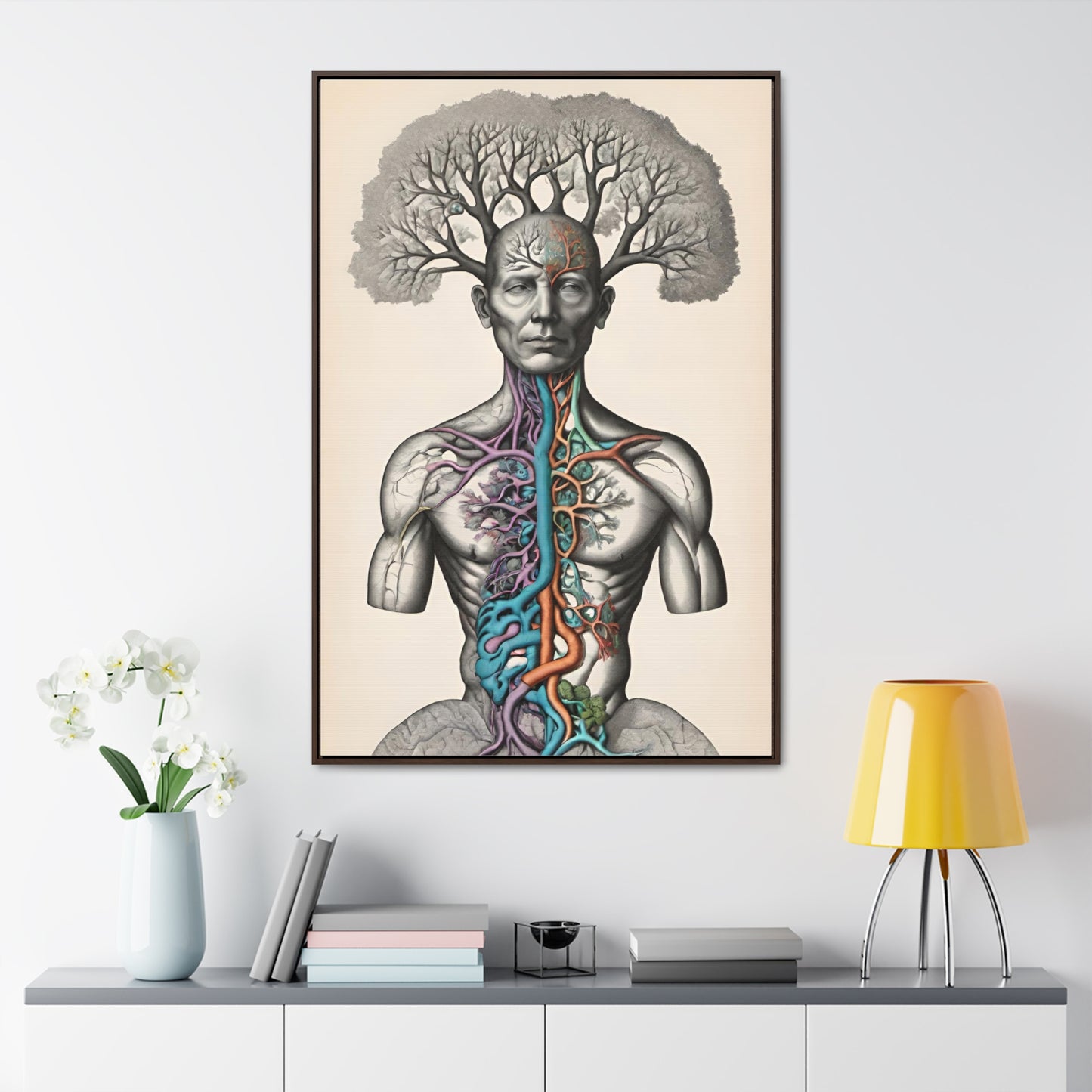 KEEP GROWING | Vertical Framed Canvas