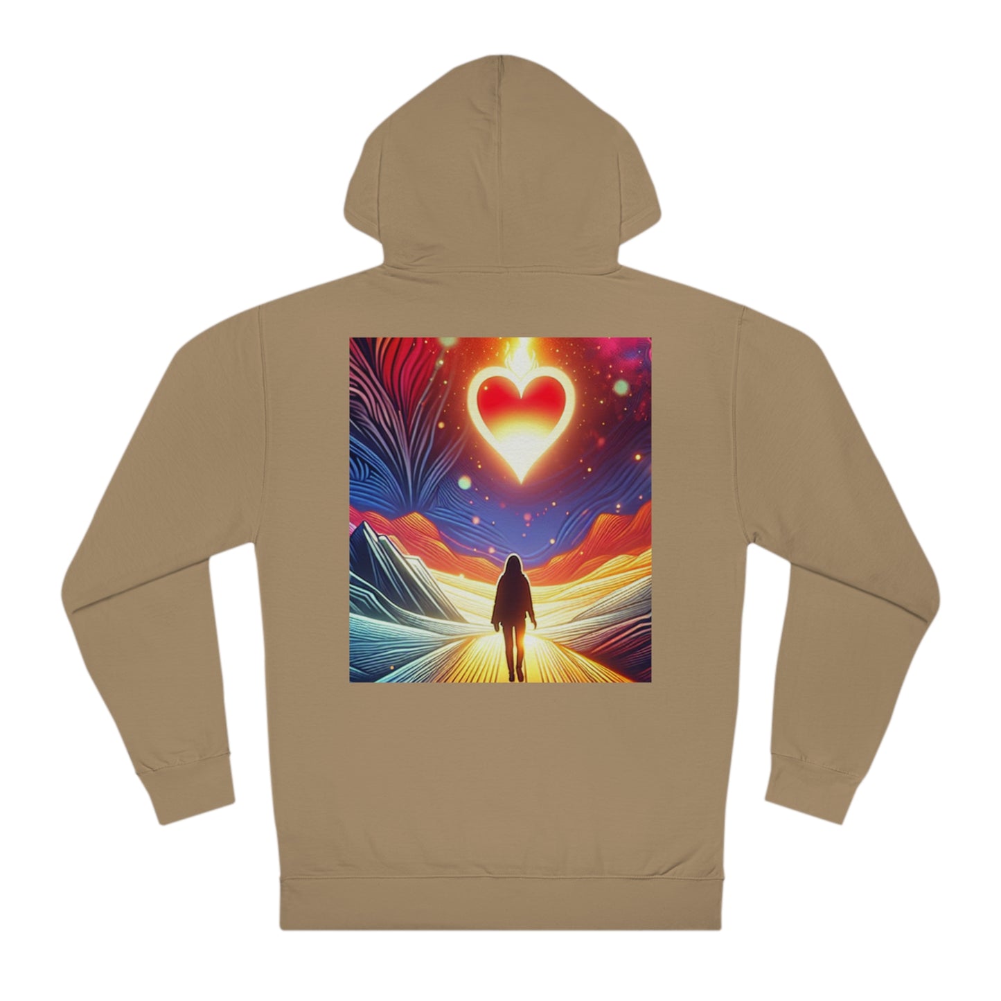 NO CODE | FOLLOW YOUR HEART | Unisex Hooded Sweatshirt