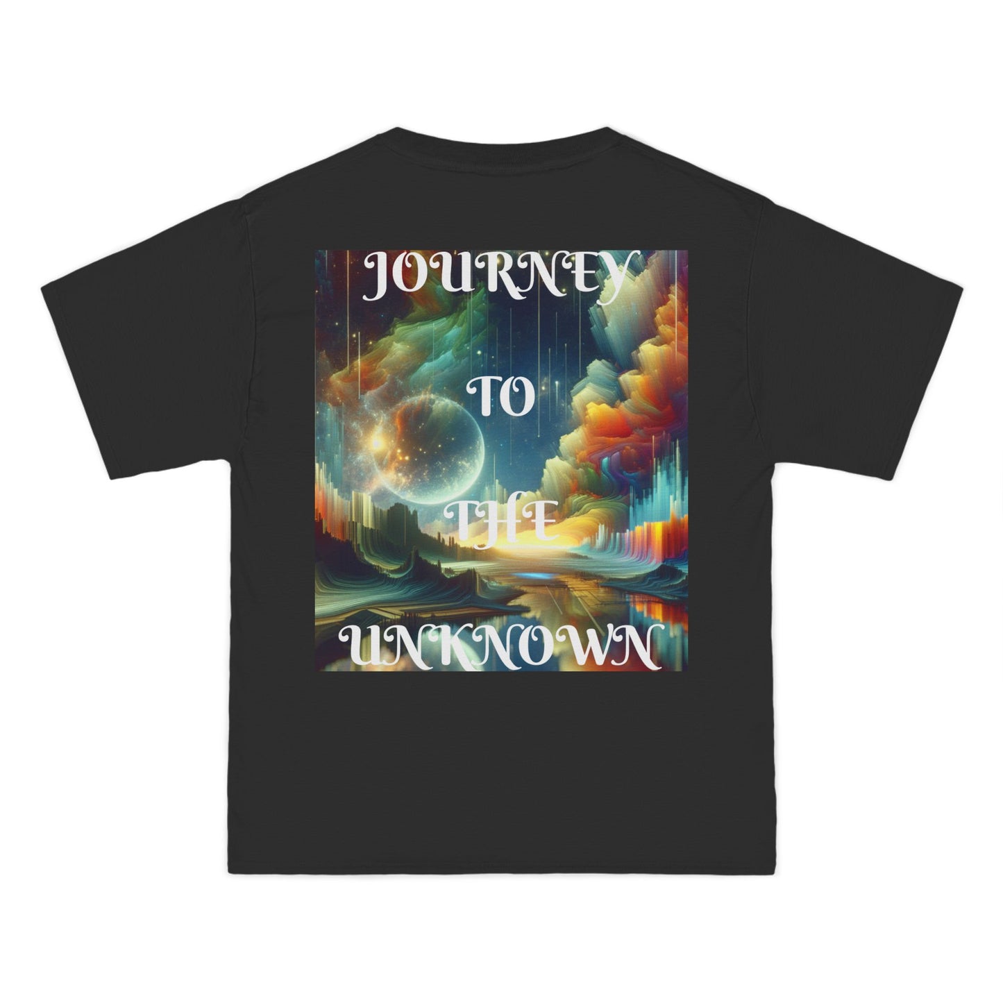 DECODED | JOURNEY TO THE UNKNOWN | Unisex Beefy-T® short-sleeve T-shirt