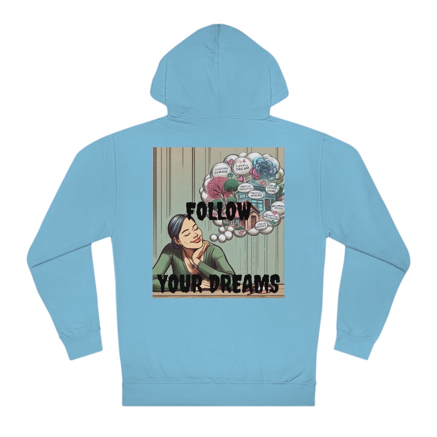 DECODED | FOLLOW YOUR DREAMS | Unisex Hooded Sweatshirt