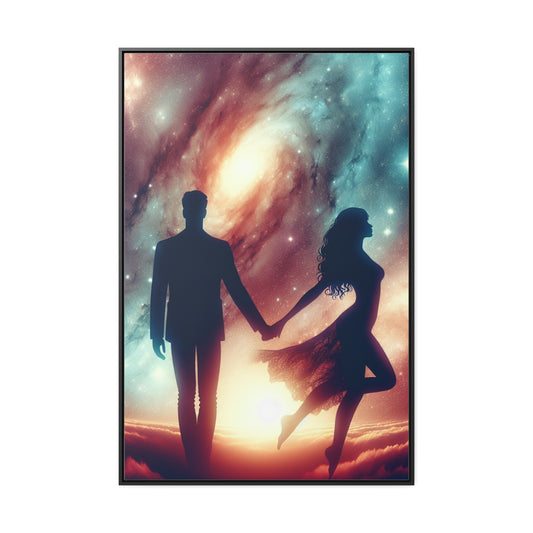 LOVE & BE LOVED | Vertical Framed Canvas