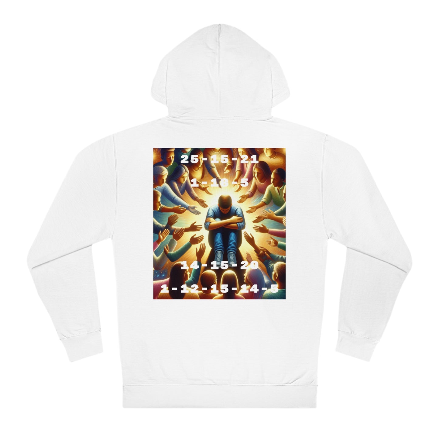 ENCODED | YOU ARE NOT ALONE | Unisex Hooded Sweatshirt