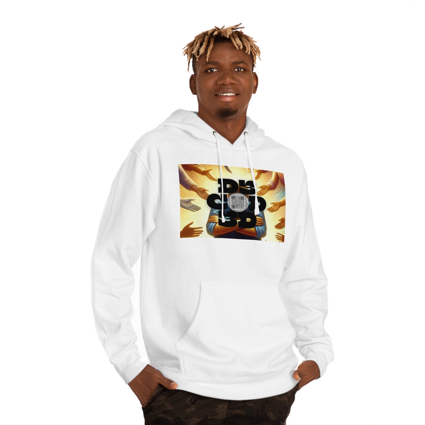 ENCODED | YOU ARE NOT ALONE | Unisex Hooded Sweatshirt