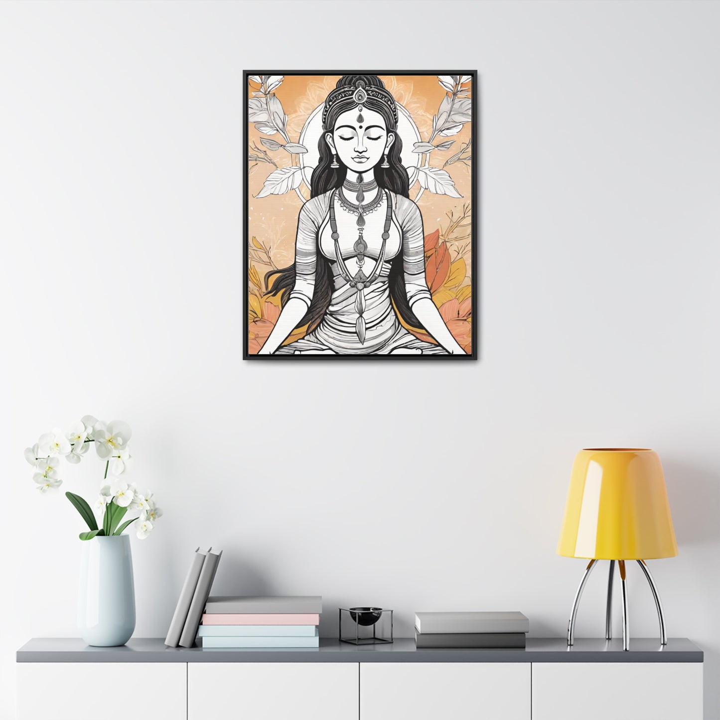 STAY GROUNDED | Vertical Framed Canvas