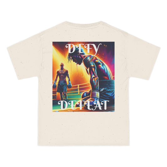 DECODED | DEFY DEFEAT | Unisex Beefy-T®  Short-Sleeve T-Shirt