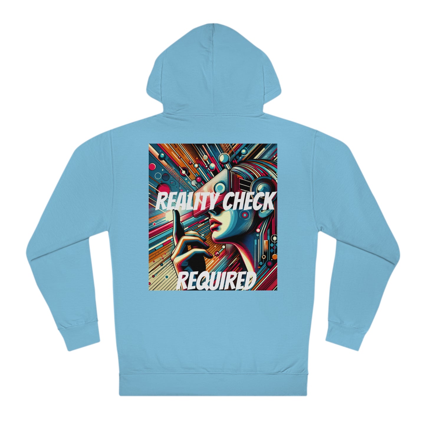 DECODED | REALITY CHECK REQUIRED | Unisex Hooded Sweatshirt