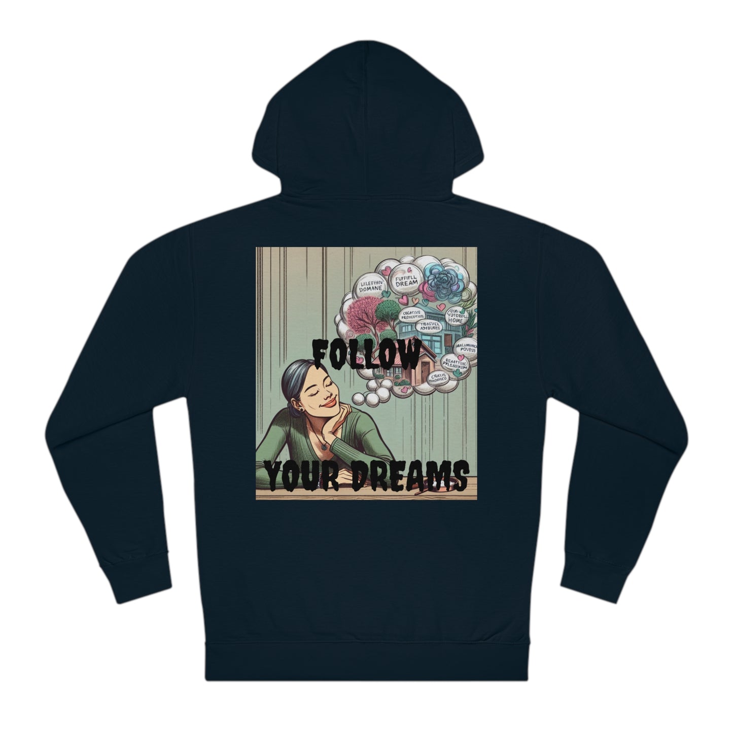 DECODED | FOLLOW YOUR DREAMS | Unisex Hooded Sweatshirt