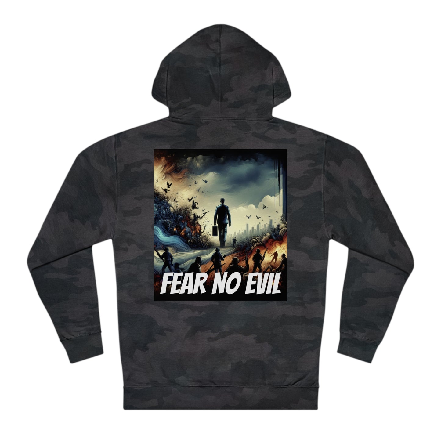 DECODED | FEAR NO EVIL | Unisex Hooded Sweatshirt