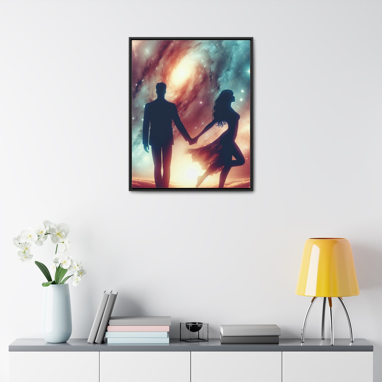 LOVE & BE LOVED | Vertical Framed Canvas