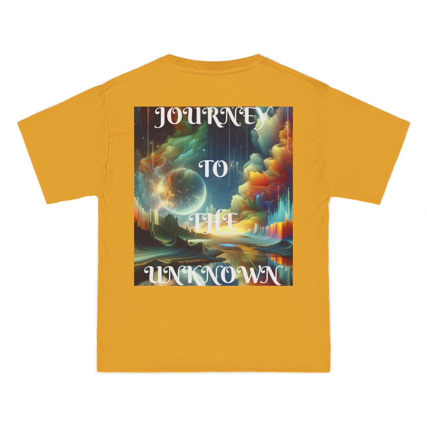 DECODED | JOURNEY TO THE UNKNOWN | Unisex Beefy-T® short-sleeve T-shirt