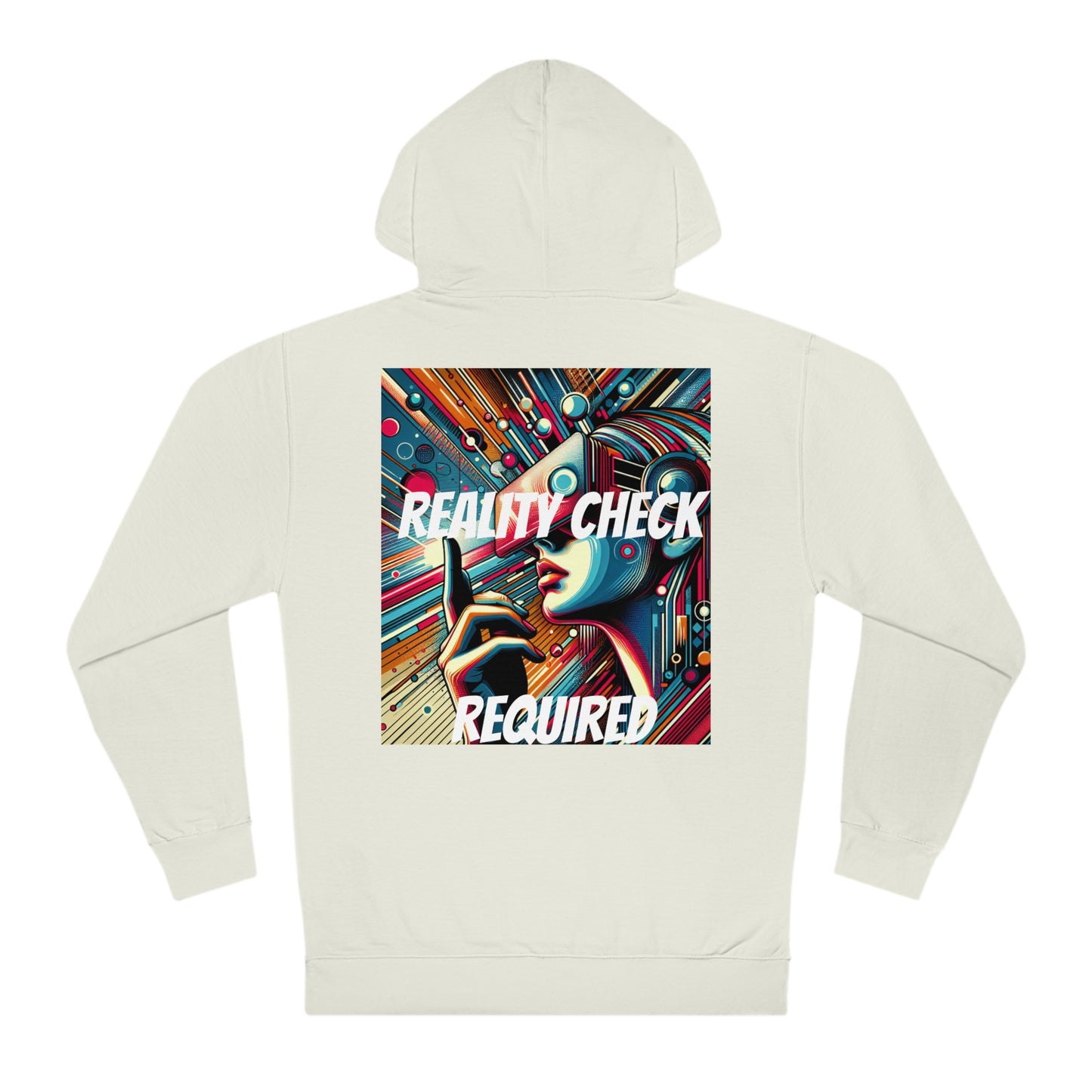 DECODED | REALITY CHECK REQUIRED | Unisex Hooded Sweatshirt