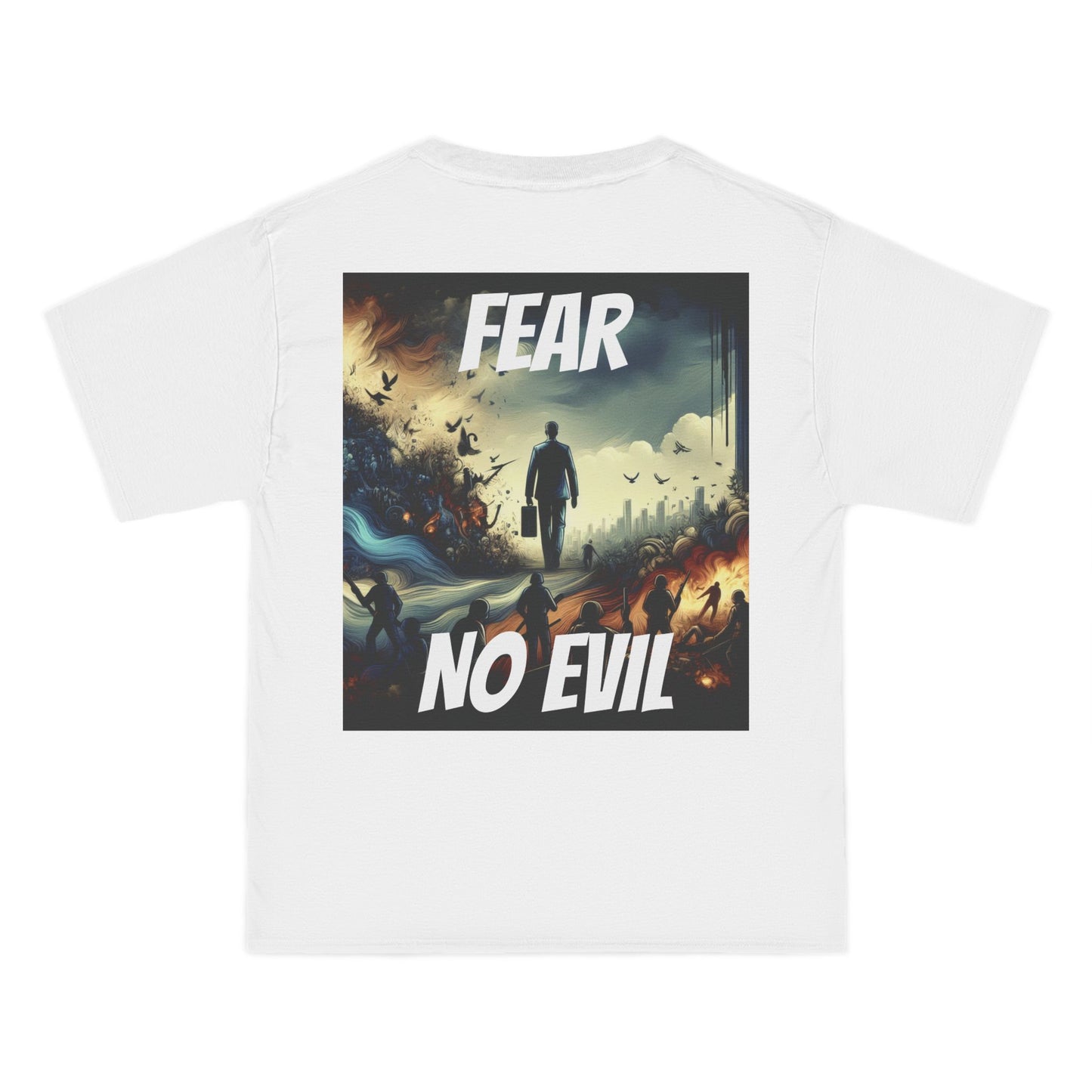 DECODED | FEAR NO EVIL | Unisex Beefy-T®  Short-Sleeve T-Shirt