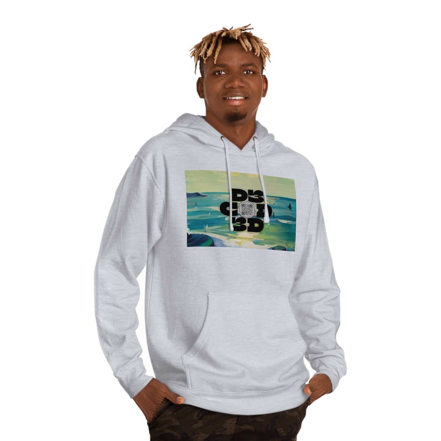 ENCODED | FIND YOUR HAPPY PLACE | Unisex Hooded Sweatshirt