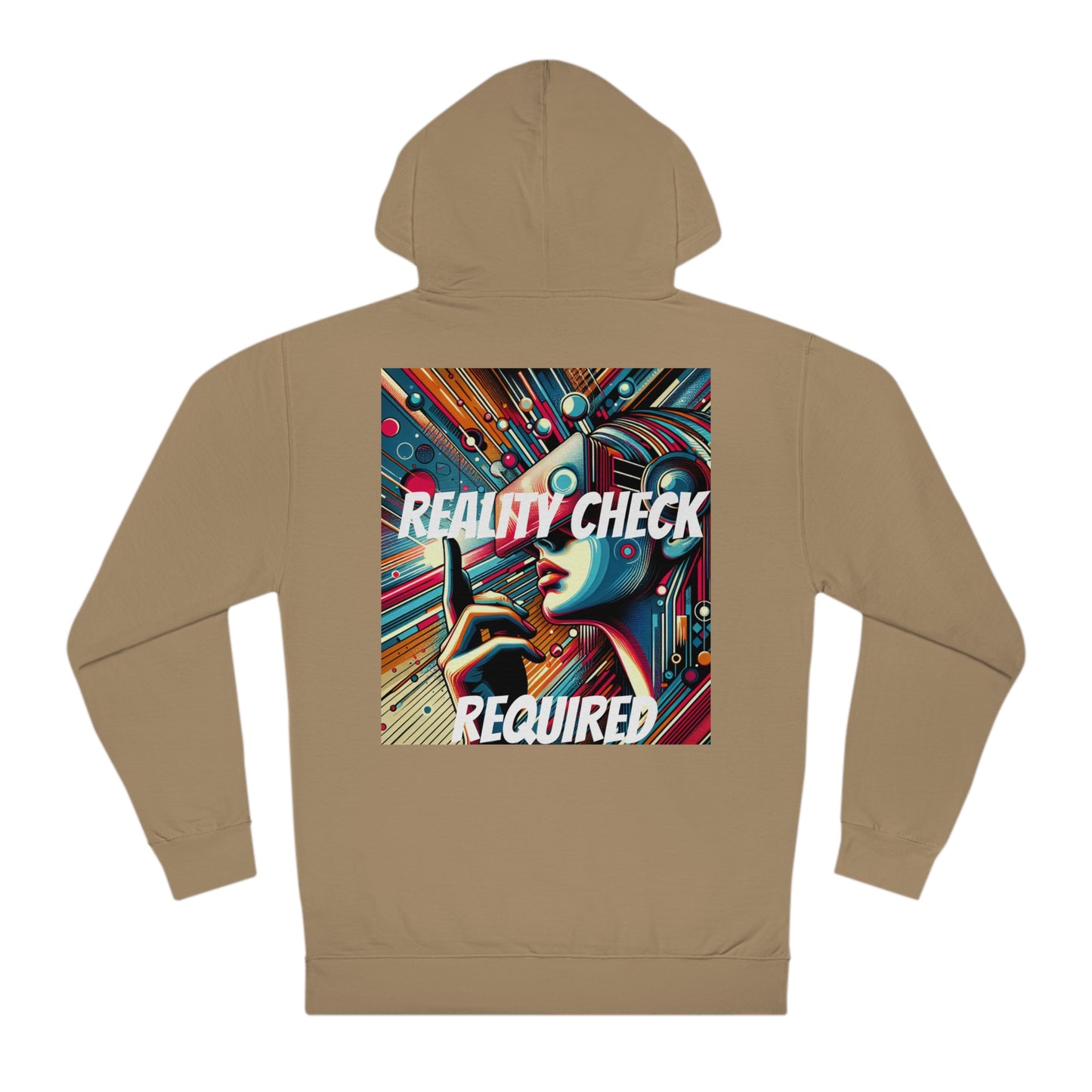 DECODED | REALITY CHECK REQUIRED | Unisex Hooded Sweatshirt