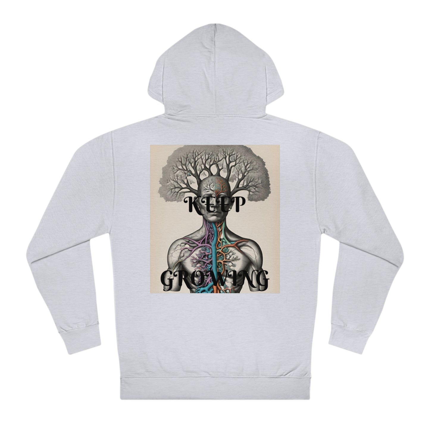 DECODED | KEEP GROWING | Unisex Hooded Sweatshirt