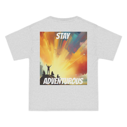 DECODED | STAY ADVENTUROUS | Unisex Beefy-T®  Short-Sleeve T-Shirt