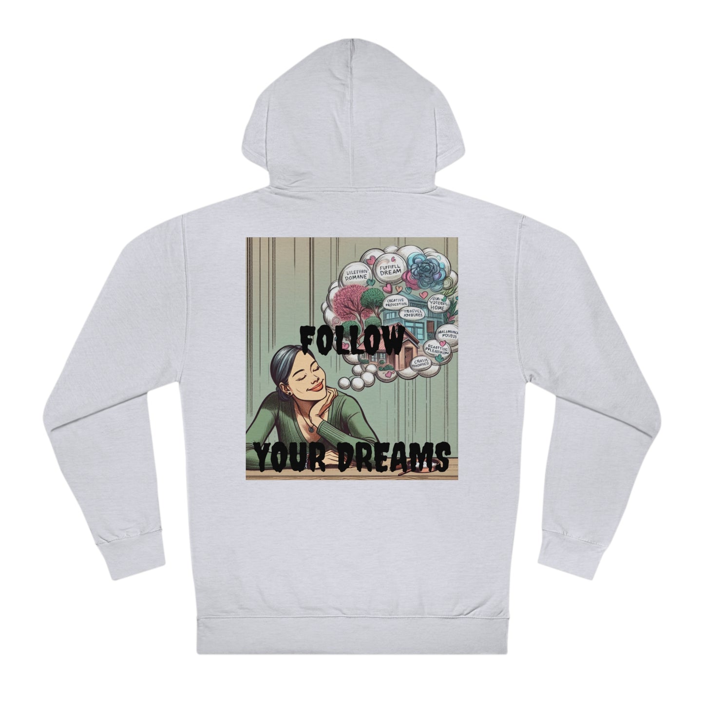 DECODED | FOLLOW YOUR DREAMS | Unisex Hooded Sweatshirt