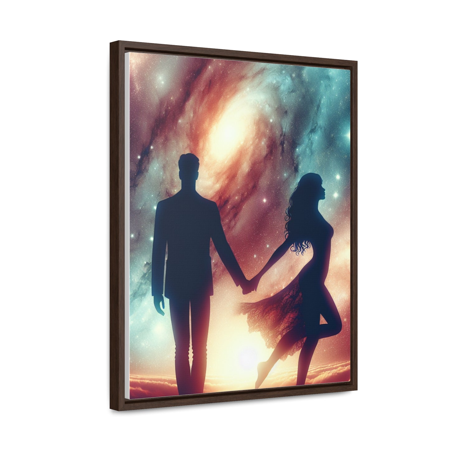 LOVE & BE LOVED | Vertical Framed Canvas