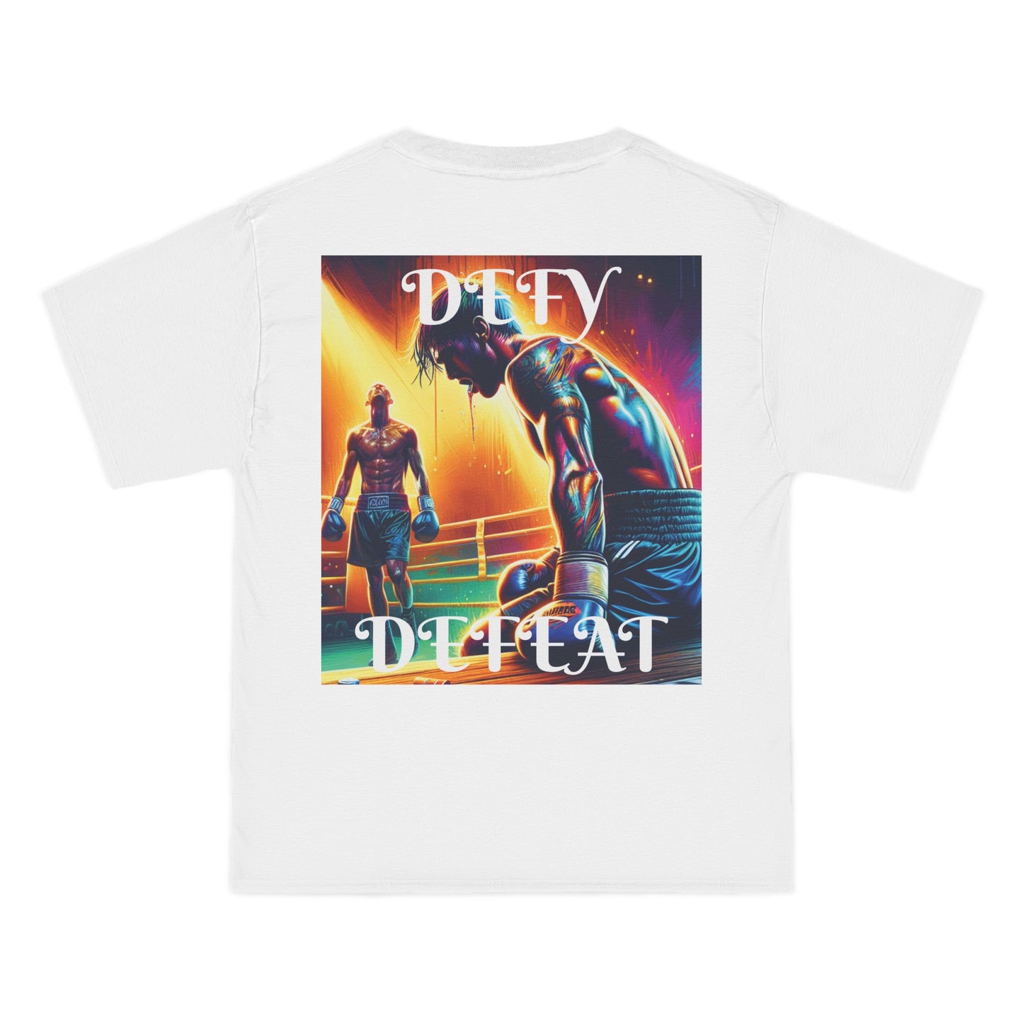 DECODED | DEFY DEFEAT | Unisex Beefy-T®  Short-Sleeve T-Shirt