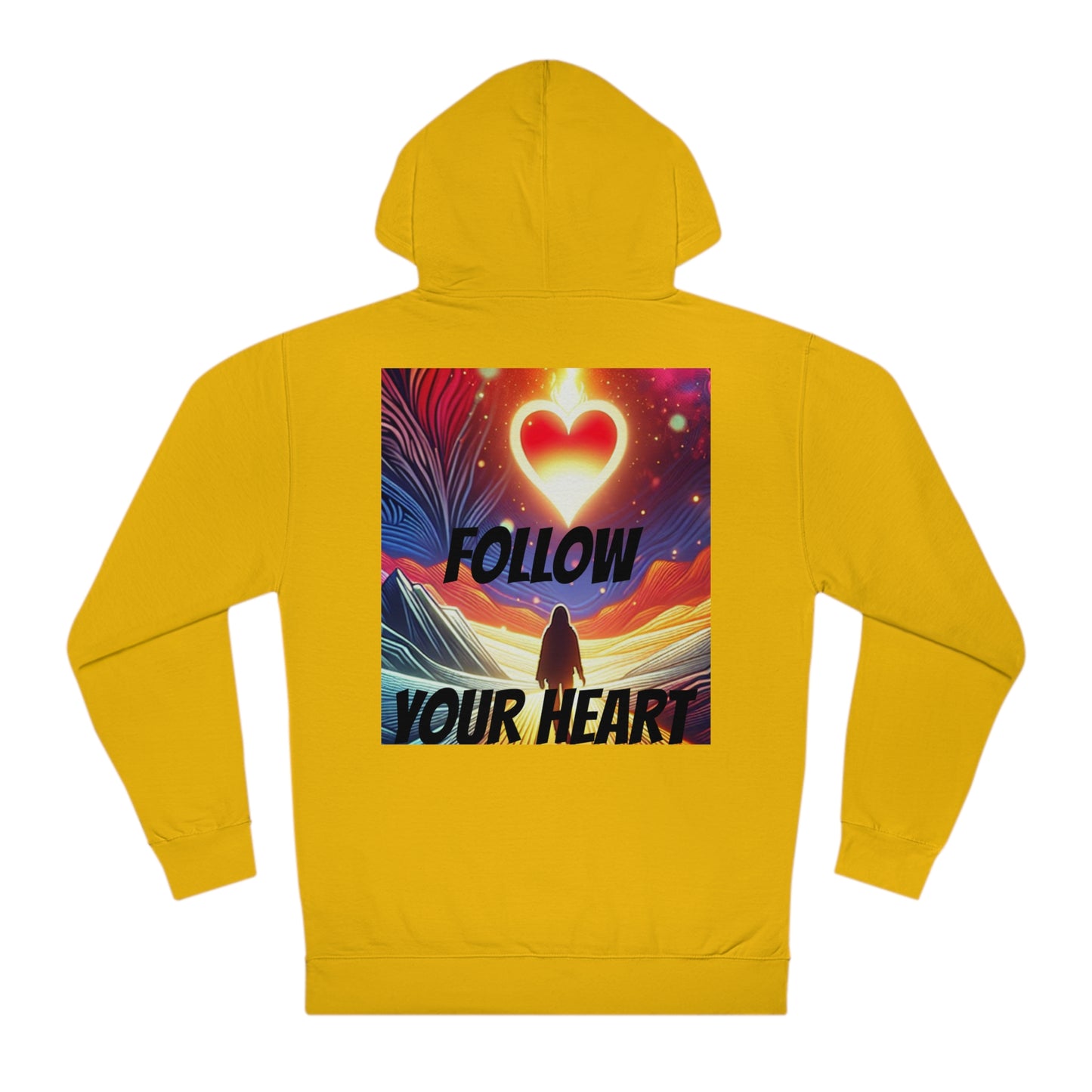 DECODED | FOLLOW YOUR HEART | Unisex Hooded Sweatshirt