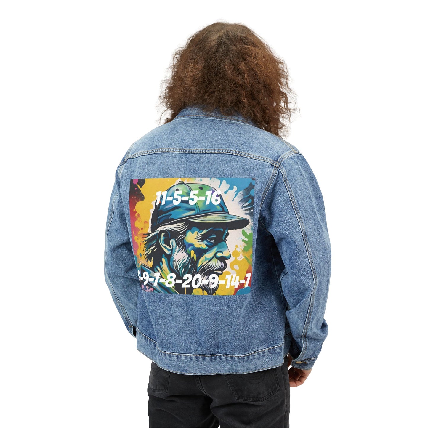 KEEP FIGHTING [Special Edition] Men's Denim Jacket