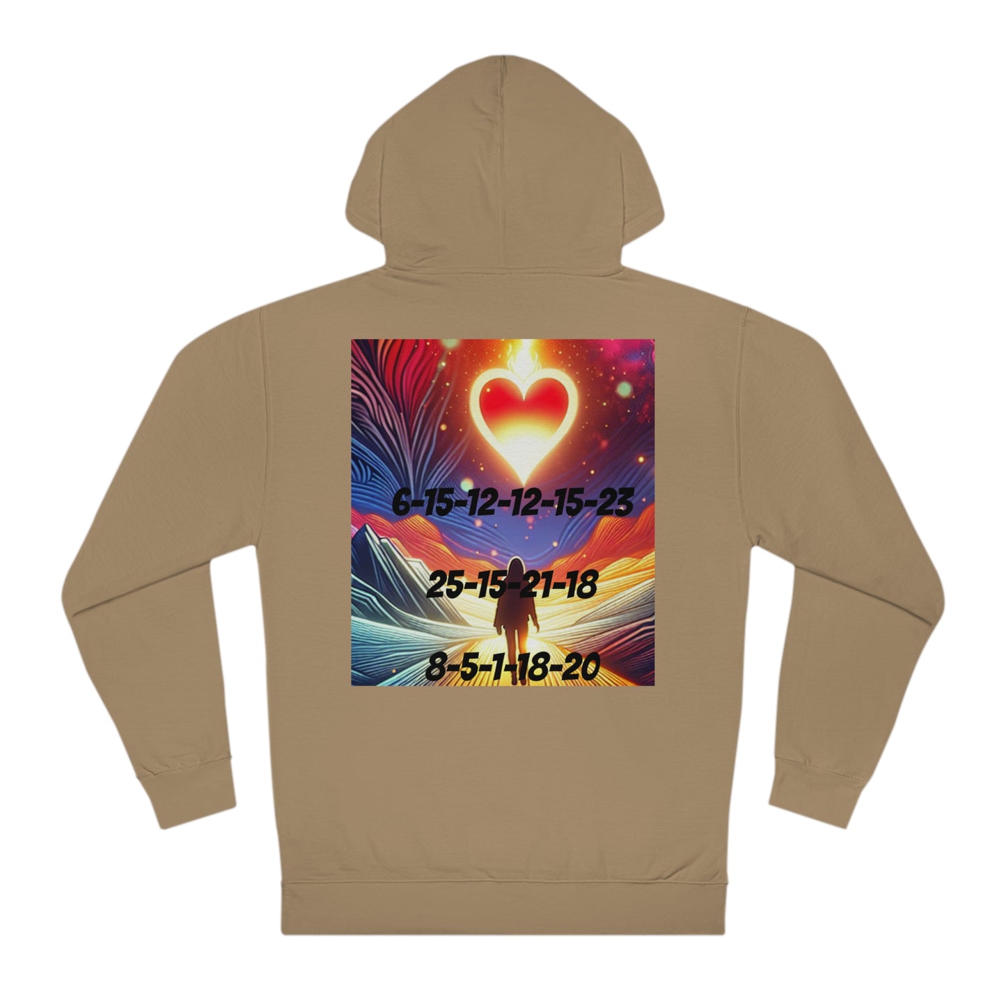 ENCODED | FOLLOW YOUR HEART | Unisex Hooded Sweatshirt