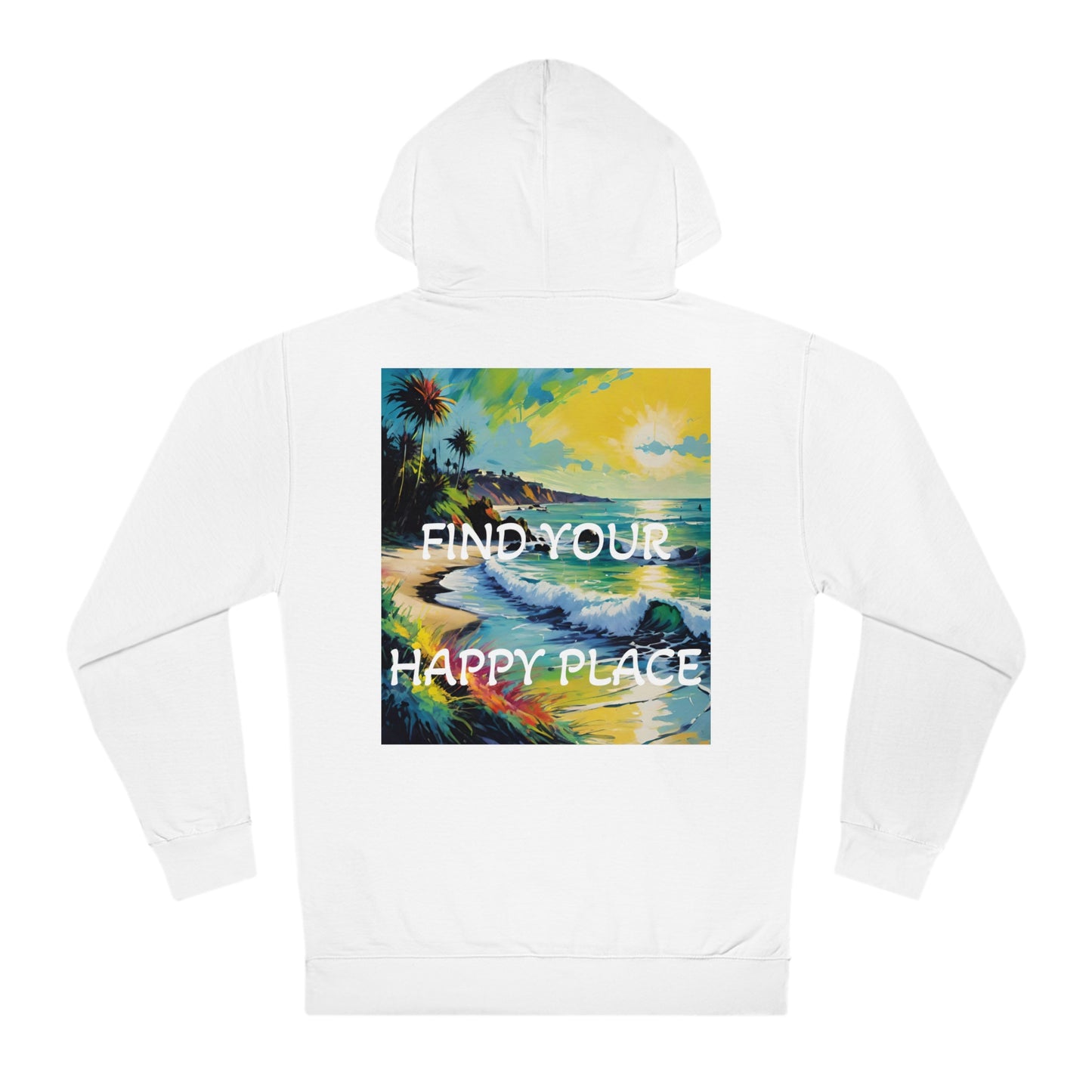 DECODED | FIND YOUR HAPPY PLACE | Unisex Hooded Sweatshirt