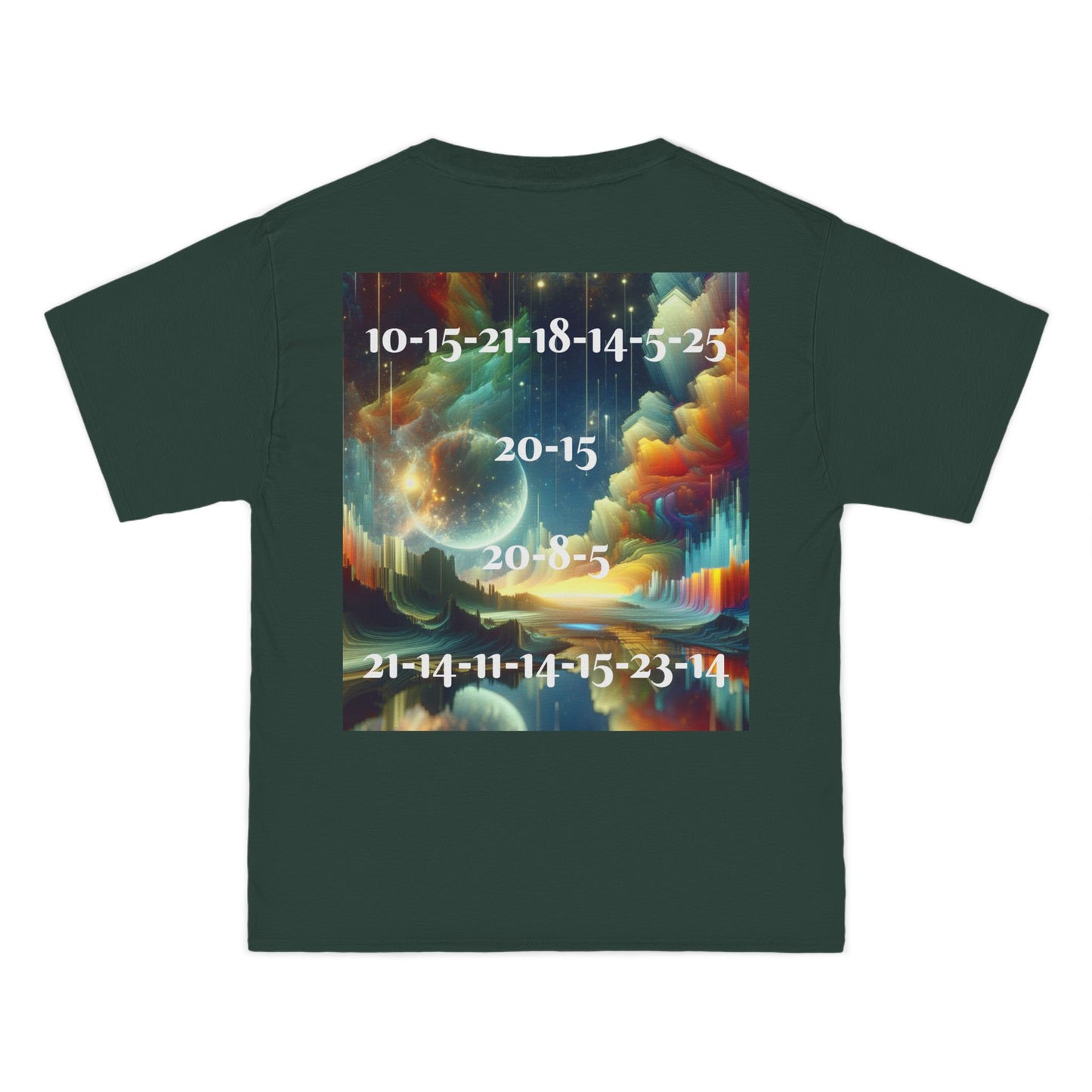 ENCODED | JOURNEY TO THE UNKNOWN | Unisex Beefy-T® short-sleeve T-shirt