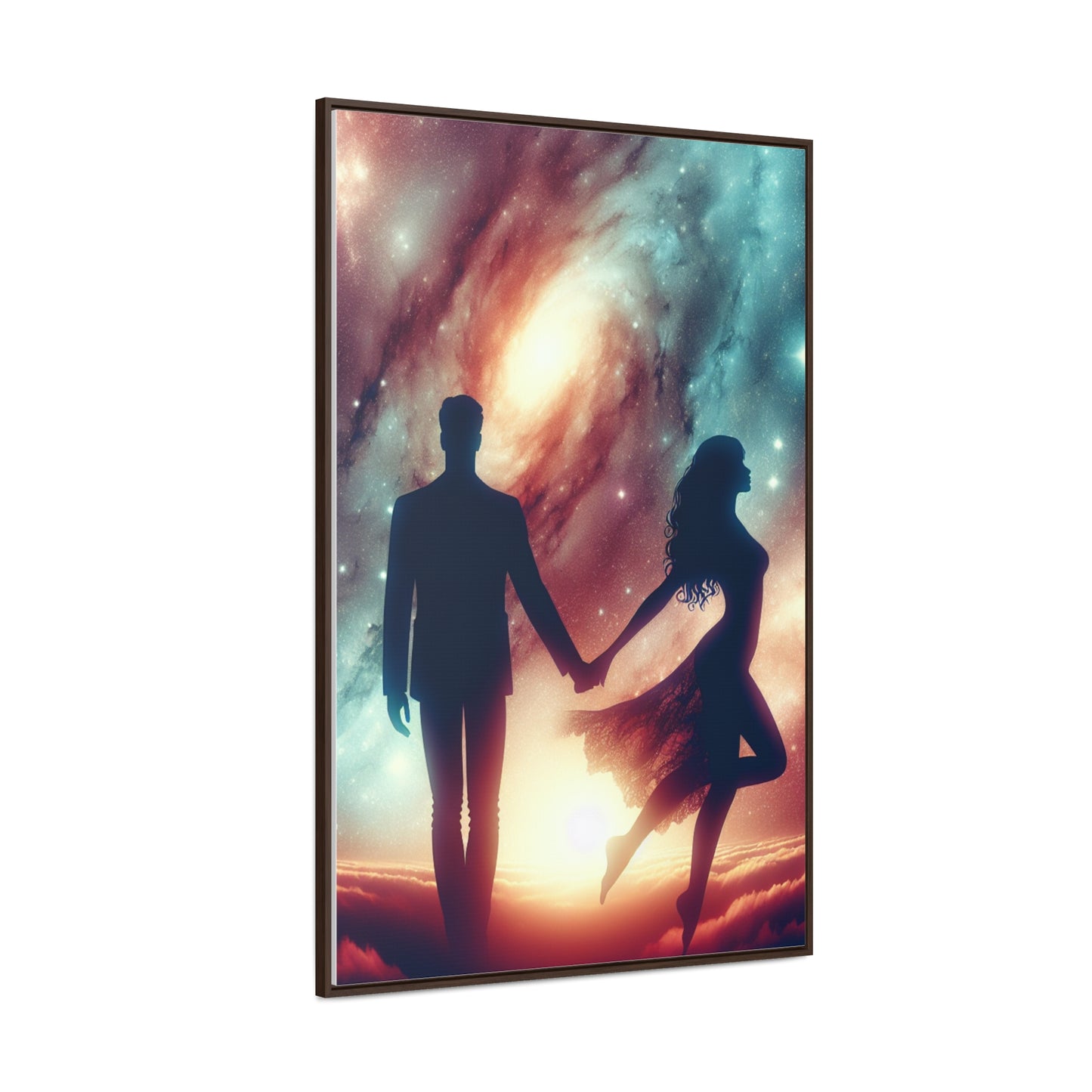 LOVE & BE LOVED | Vertical Framed Canvas