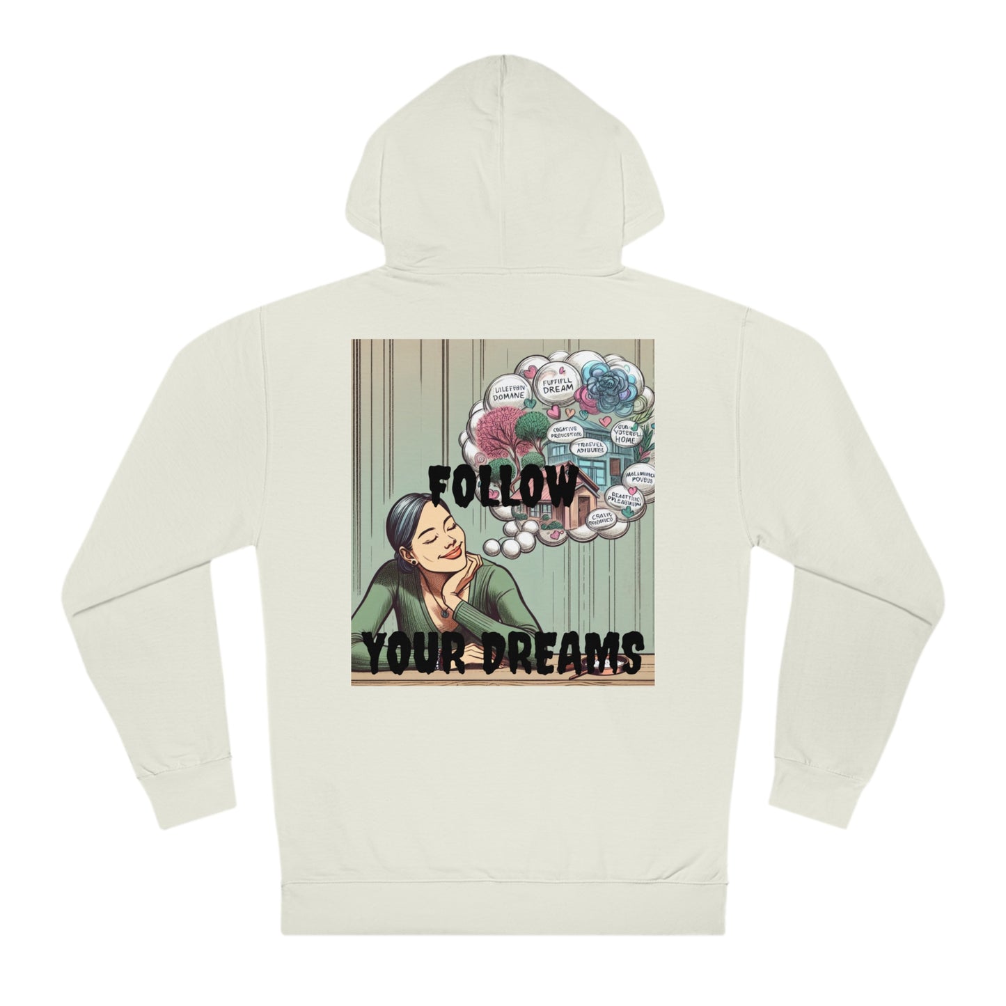 DECODED | FOLLOW YOUR DREAMS | Unisex Hooded Sweatshirt