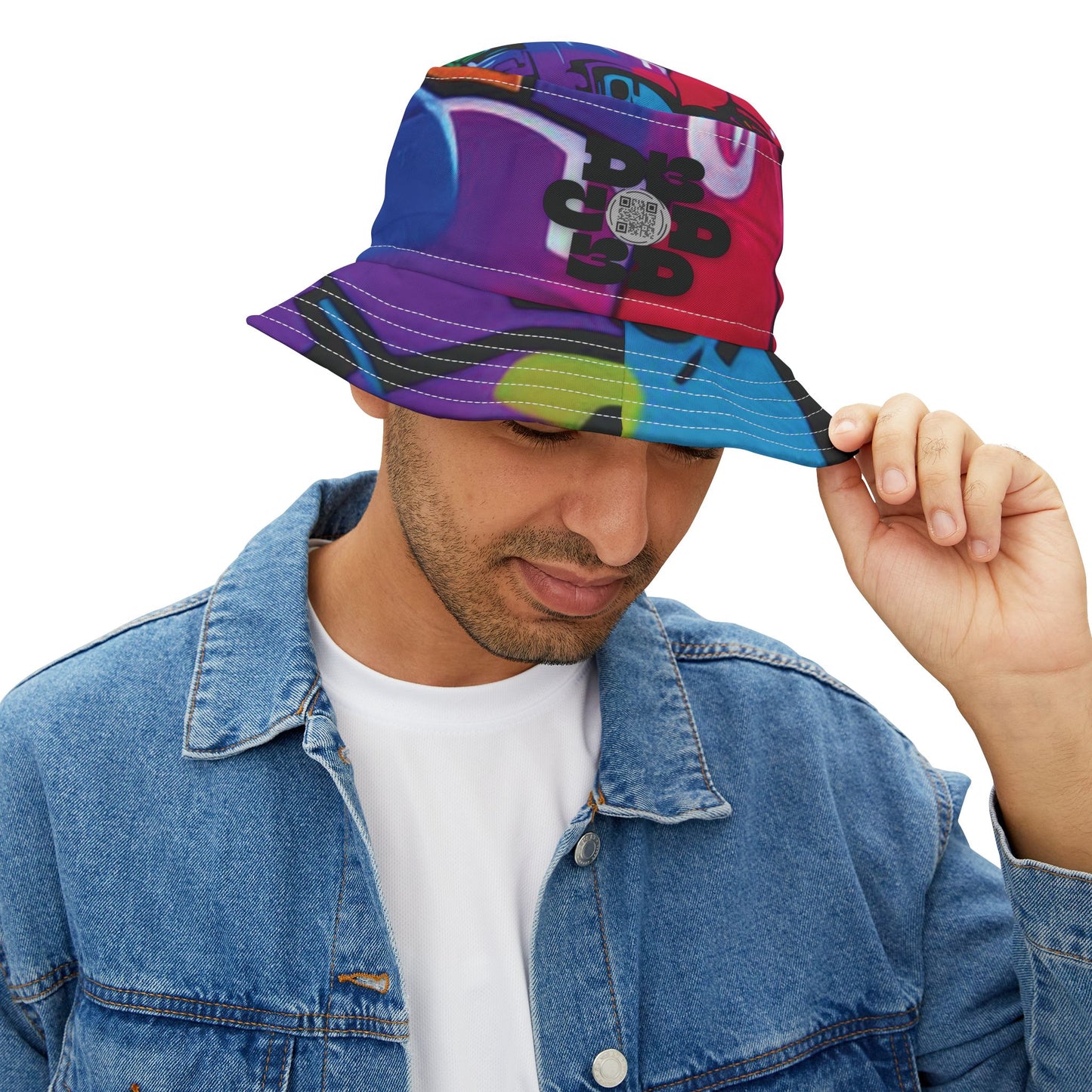 D3C0D3D BRAND Bucket Hat (AOP)