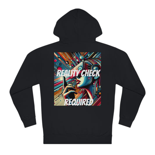 DECODED | REALITY CHECK REQUIRED | Unisex Hooded Sweatshirt