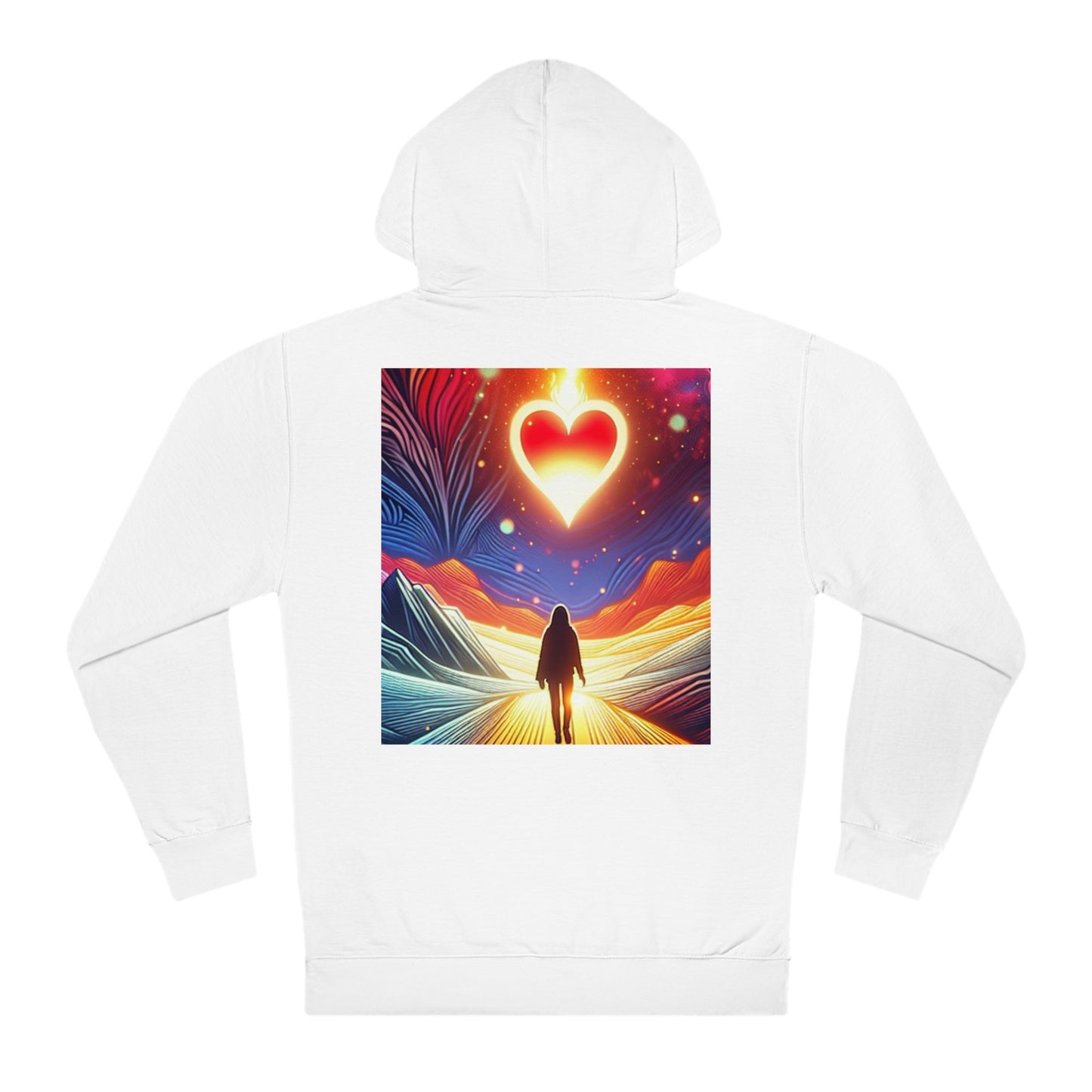 NO CODE | FOLLOW YOUR HEART | Unisex Hooded Sweatshirt