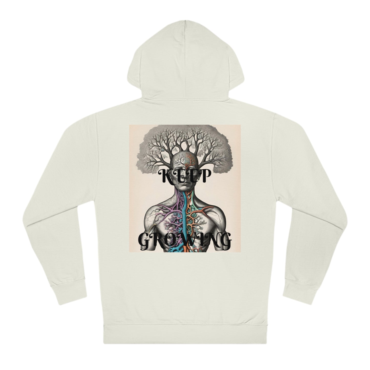 DECODED | KEEP GROWING | Unisex Hooded Sweatshirt