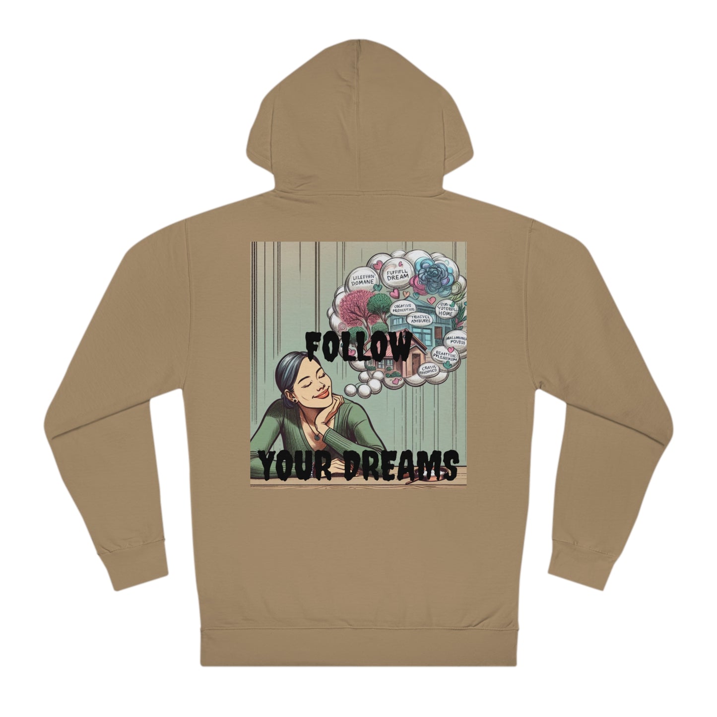 DECODED | FOLLOW YOUR DREAMS | Unisex Hooded Sweatshirt