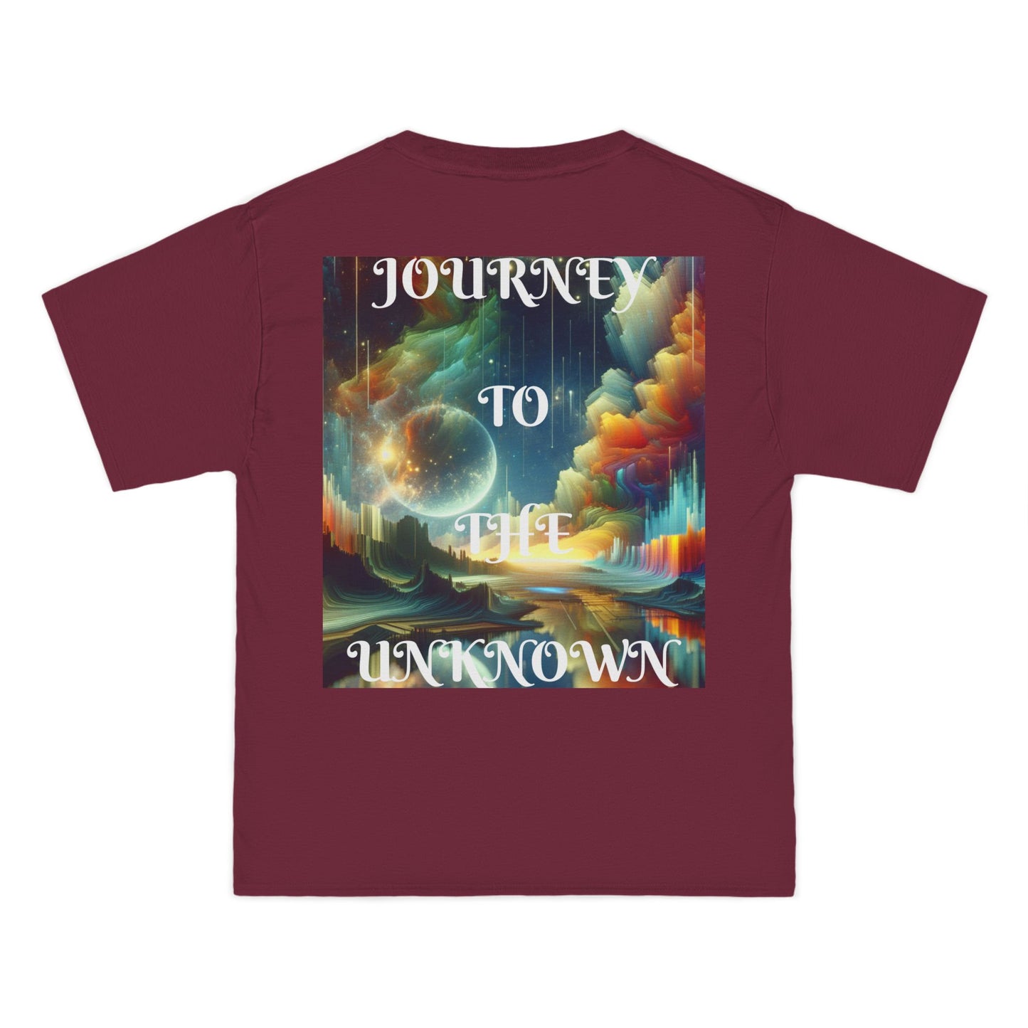 DECODED | JOURNEY TO THE UNKNOWN | Unisex Beefy-T® short-sleeve T-shirt