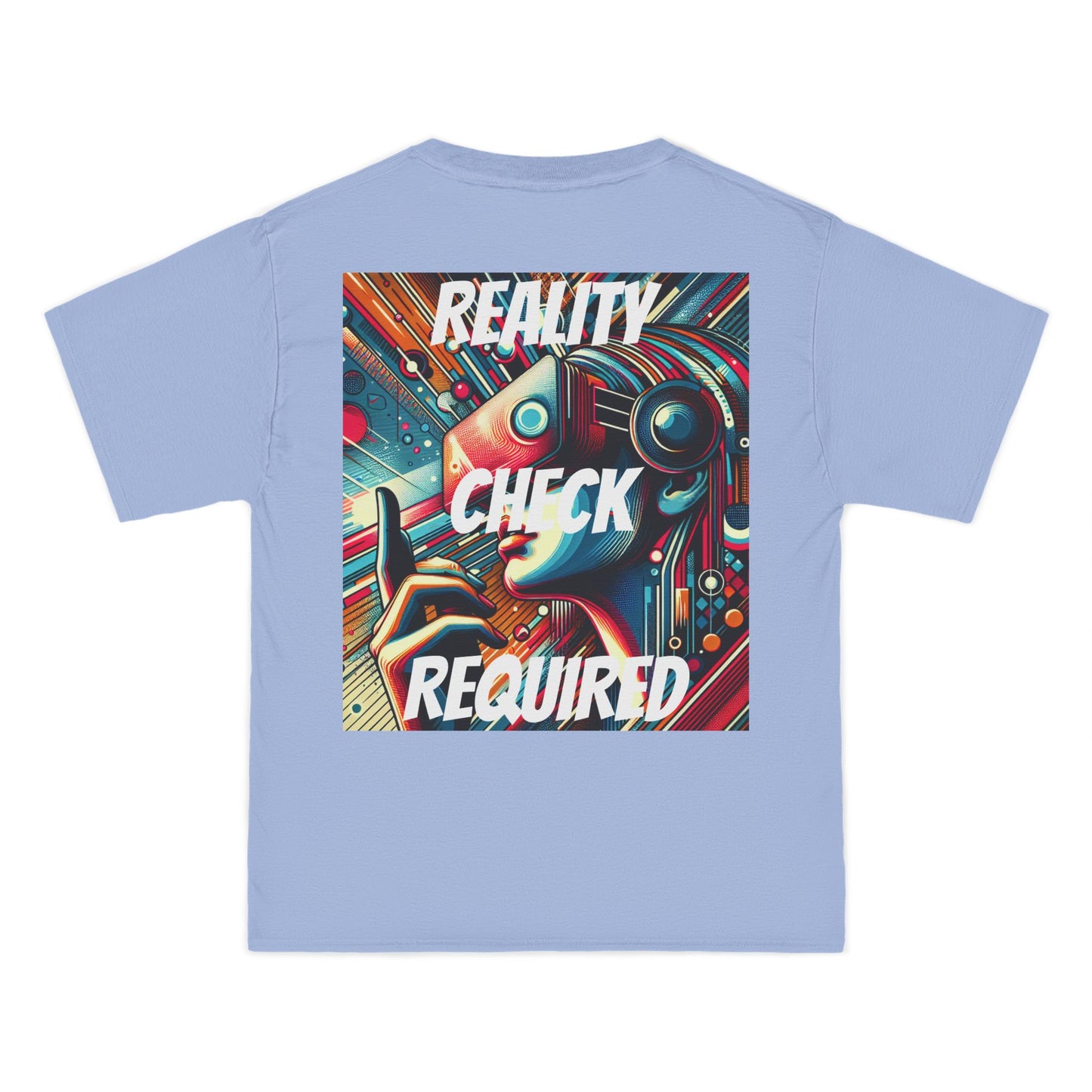 DECODED | REALITY CHECK REQUIRED | Unisex Beefy-T®  Short-Sleeve T-Shirt