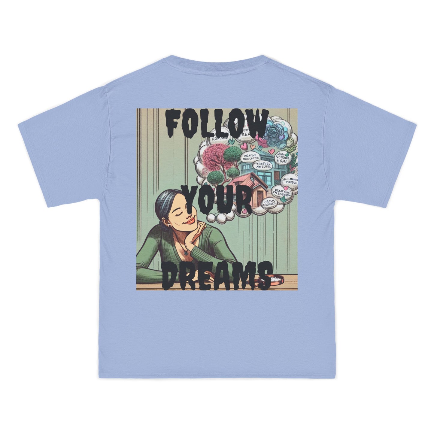 DECODED | FOLLOW YOUR DREAMS | Unisex Beefy-T® short-sleeve T-shirt