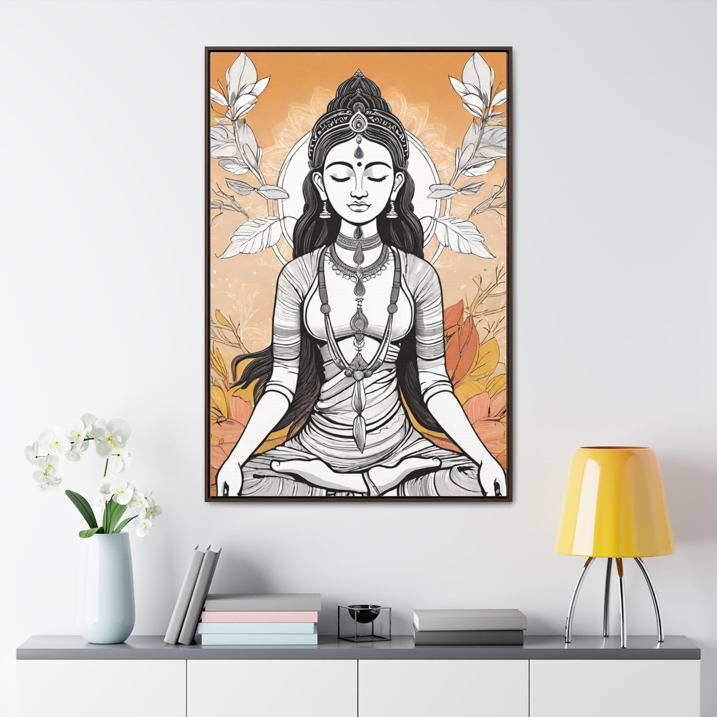 STAY GROUNDED | Vertical Framed Canvas