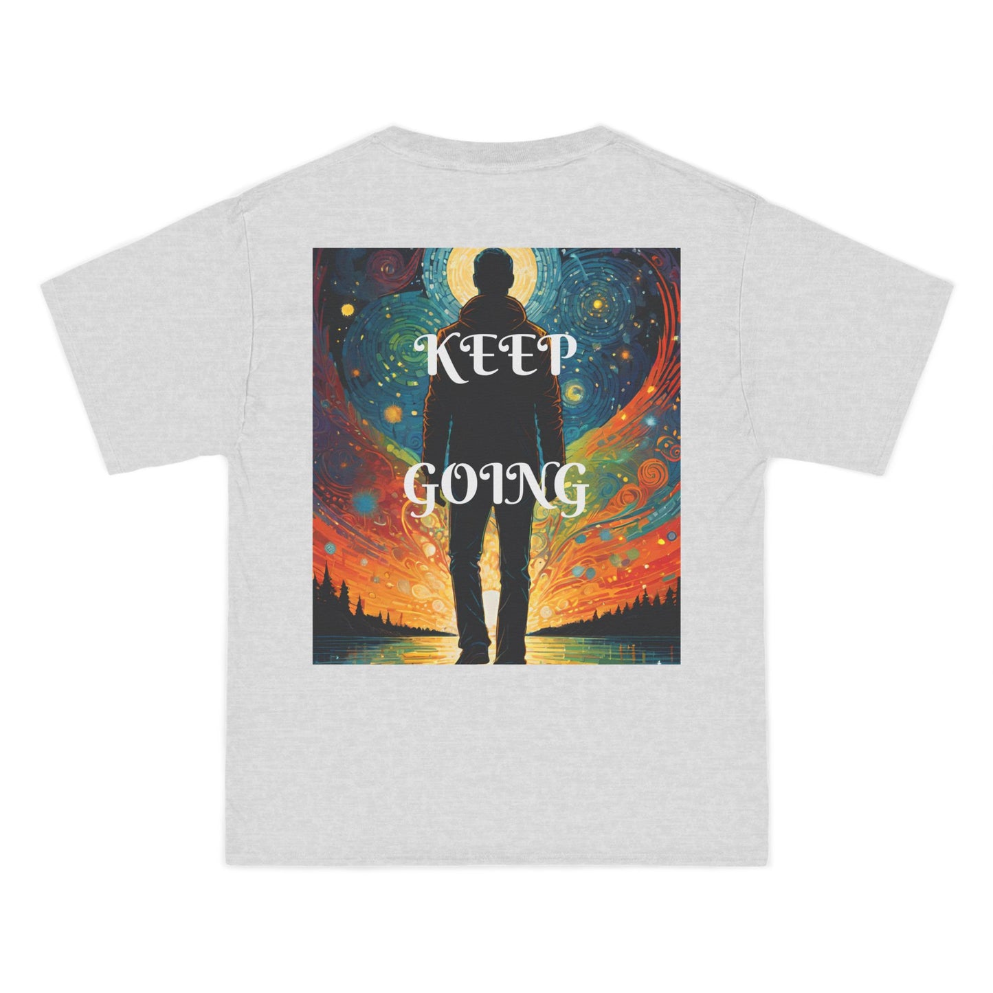 DECODED | KEEP GOING | Unisex Beefy-T® short-sleeve T-shirt